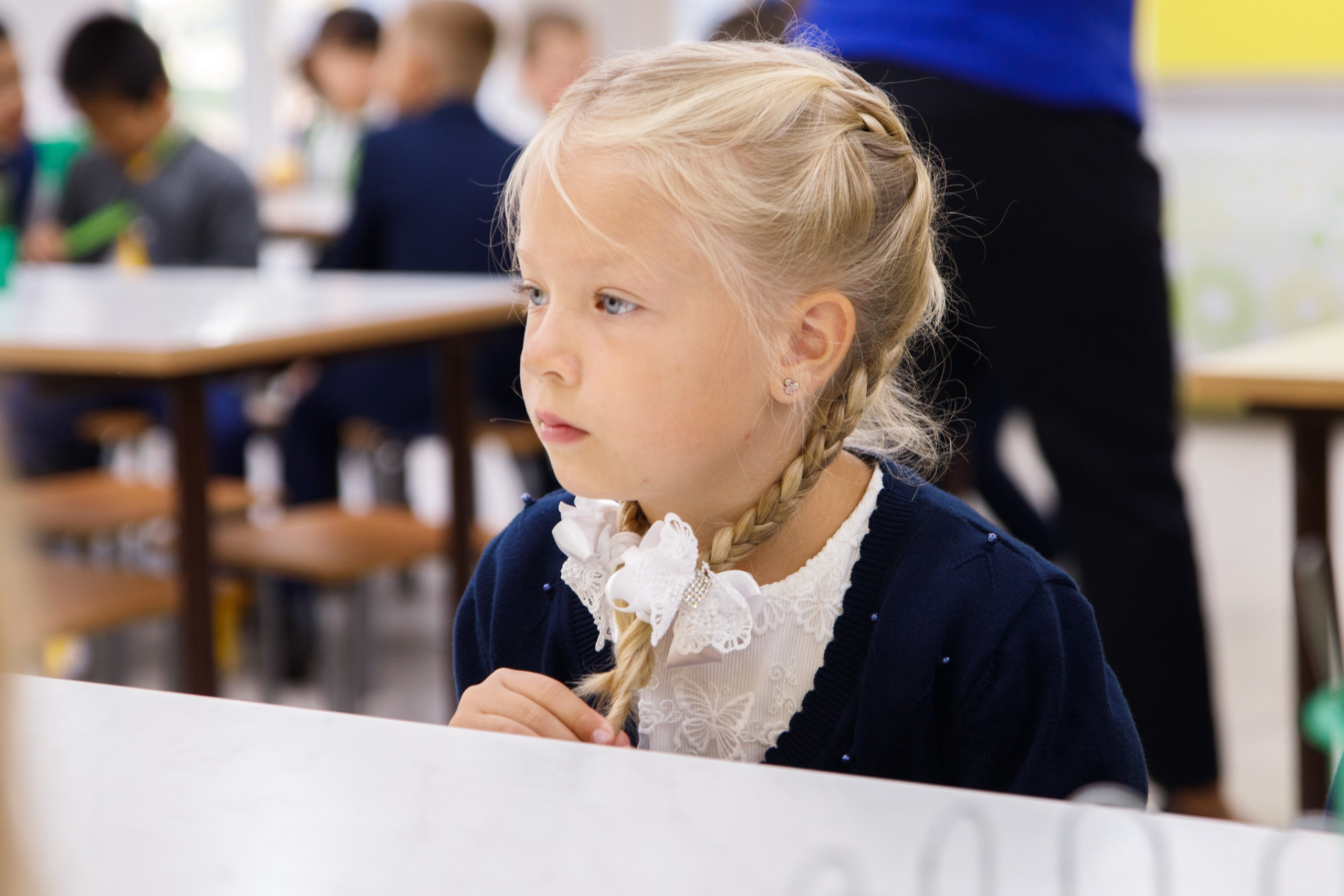 Репортажная съемка первого сентября для первоклассников. Семейный и школьный фотограф в Москве Анна Ткач