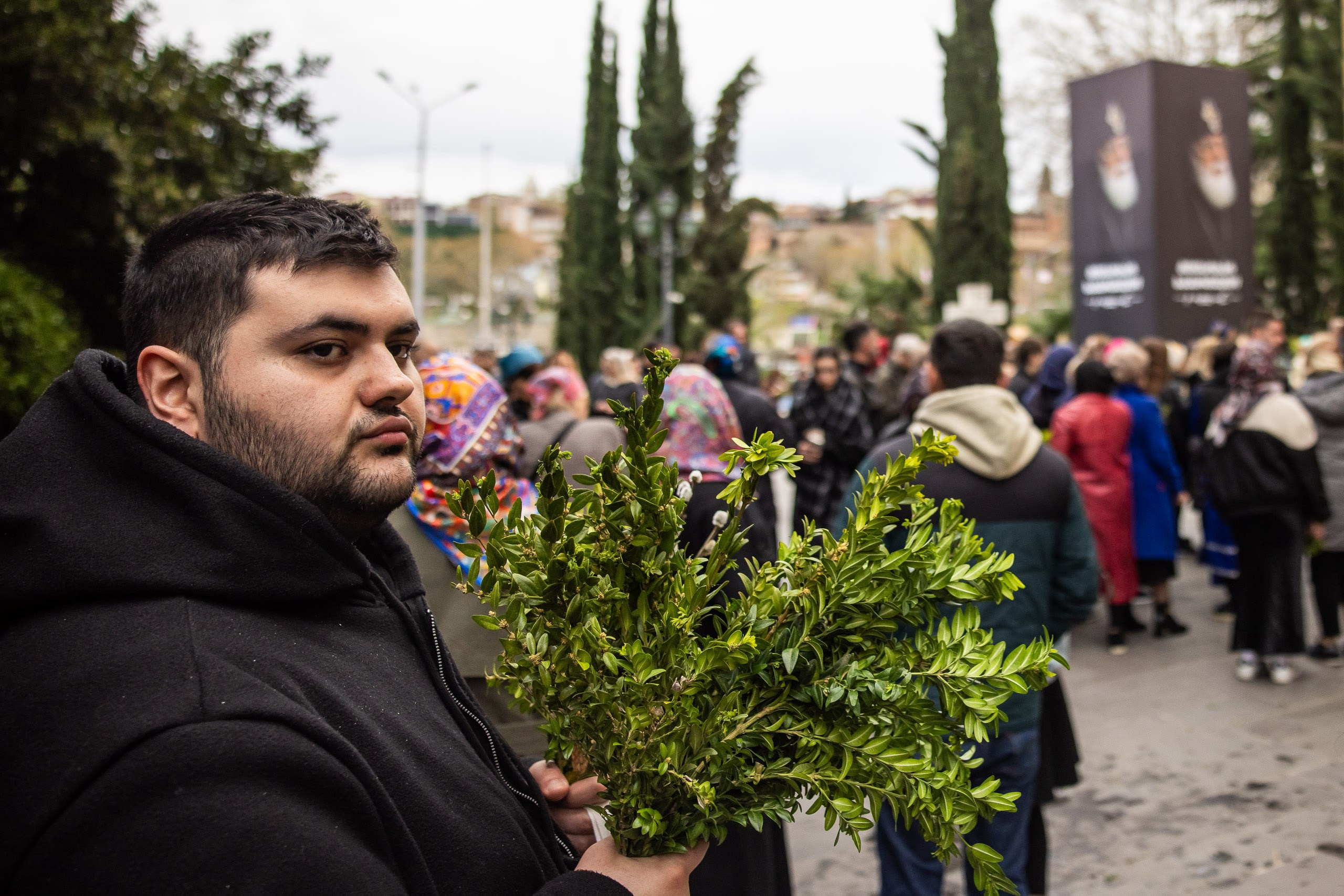 Вербное (Самшитовое) воскресенье в Грузии. Промышленный фотограф, фоторепортаж, Россия