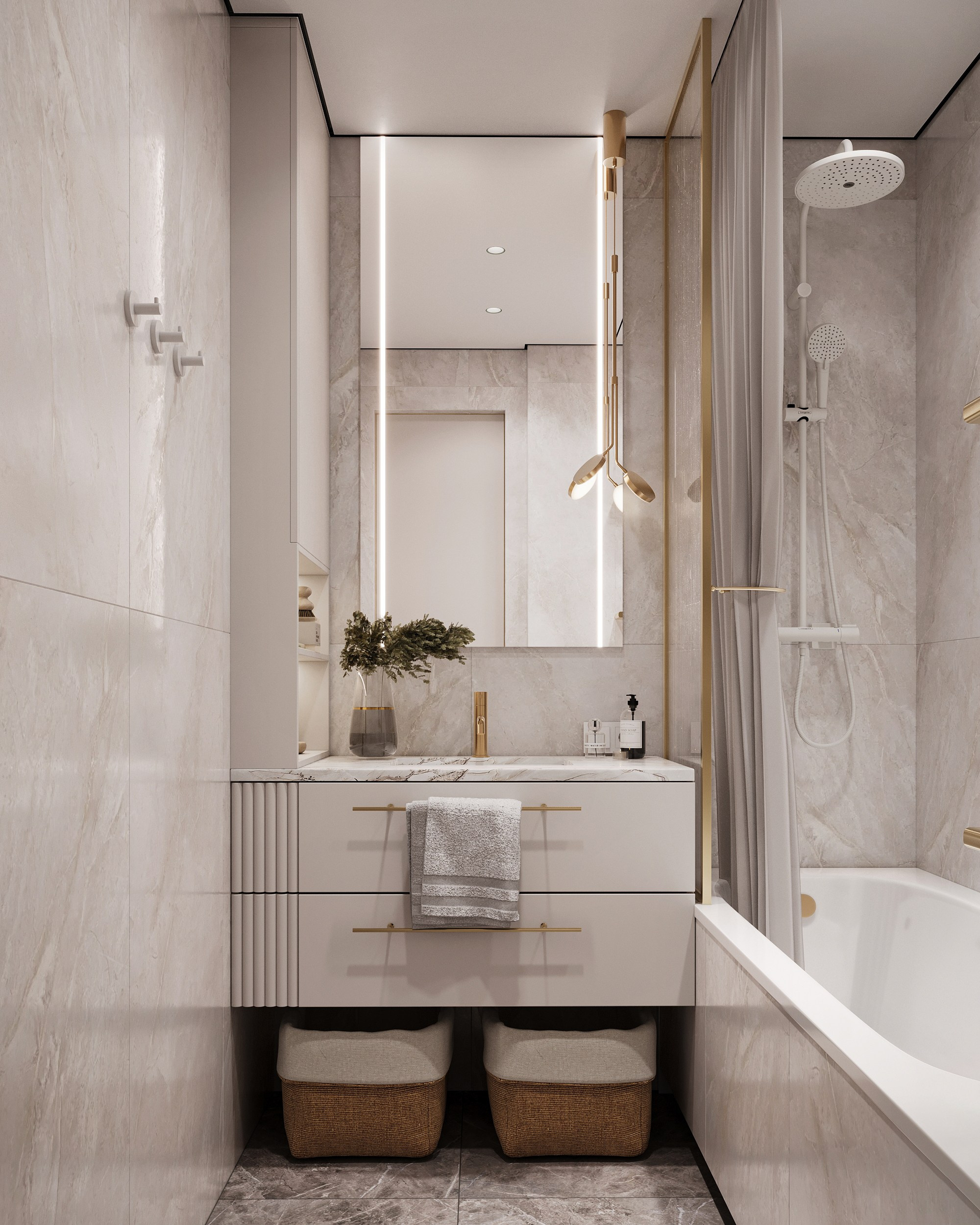 Ванная комната и санузел. LAW.DES / ДИЗАЙНЕР ИНТЕРЬЕРОВ