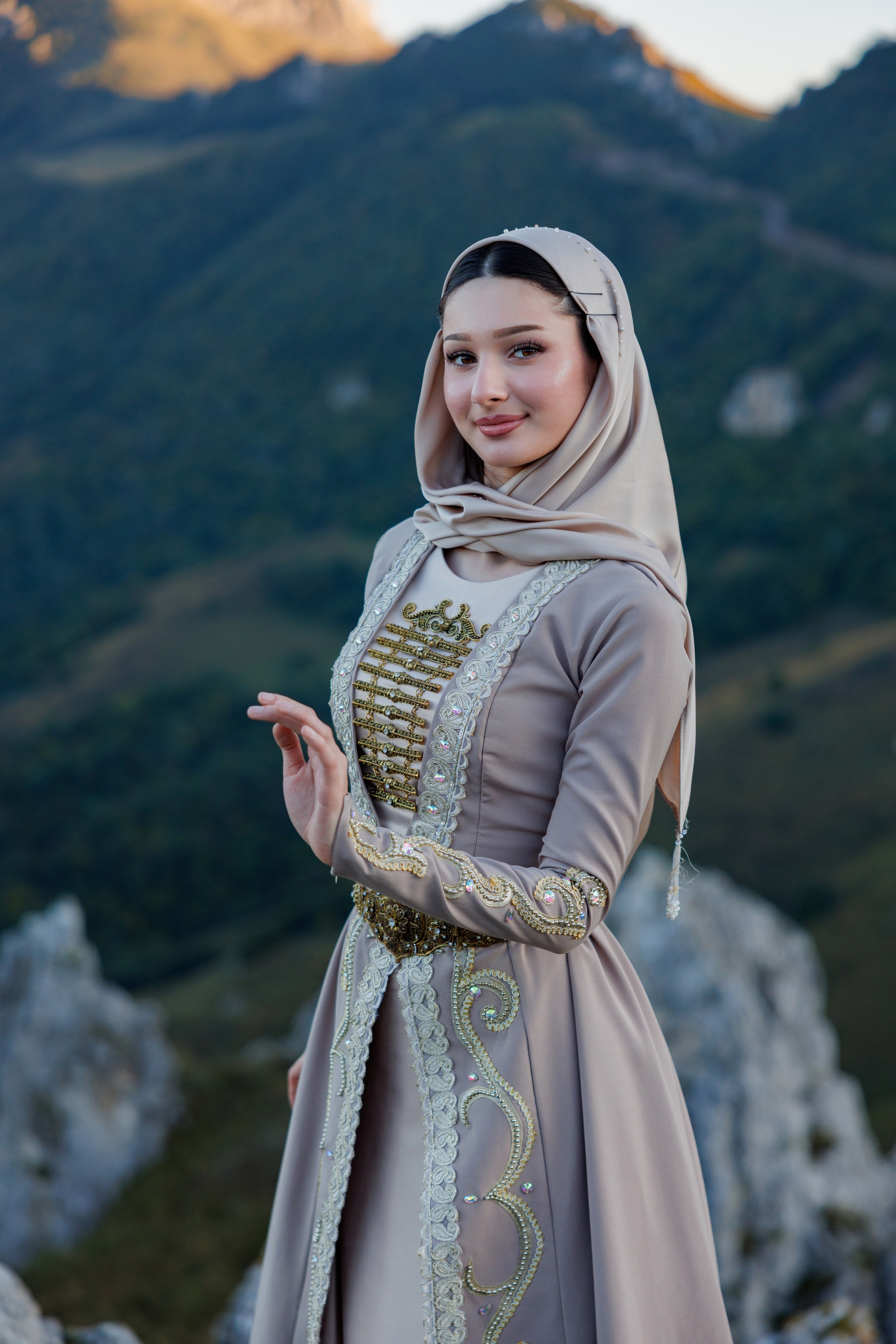 Фотосессия в Галанчоже с Анжелиной Дудаевой. Taysumoff