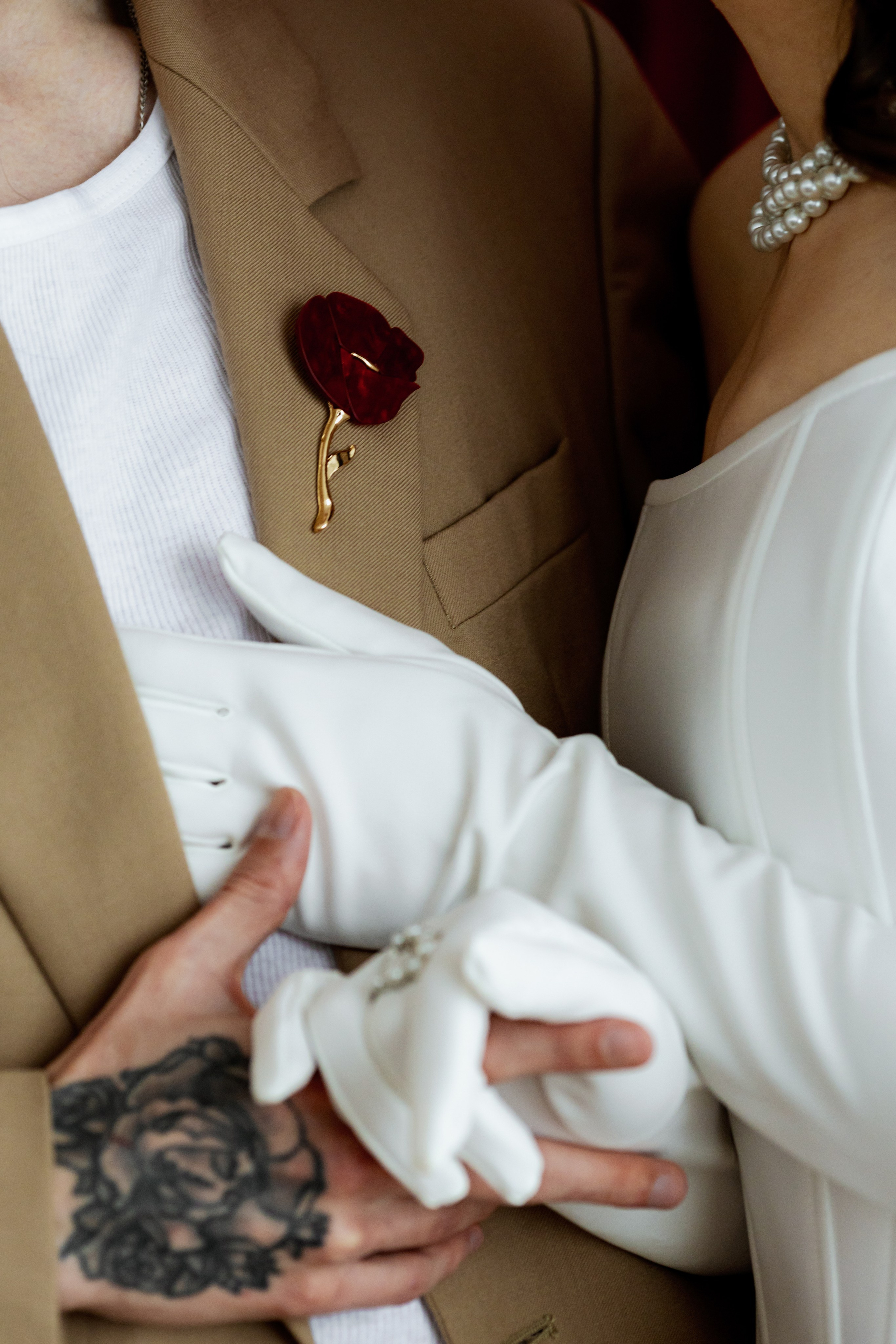 Свадебная творческая съемка в студии