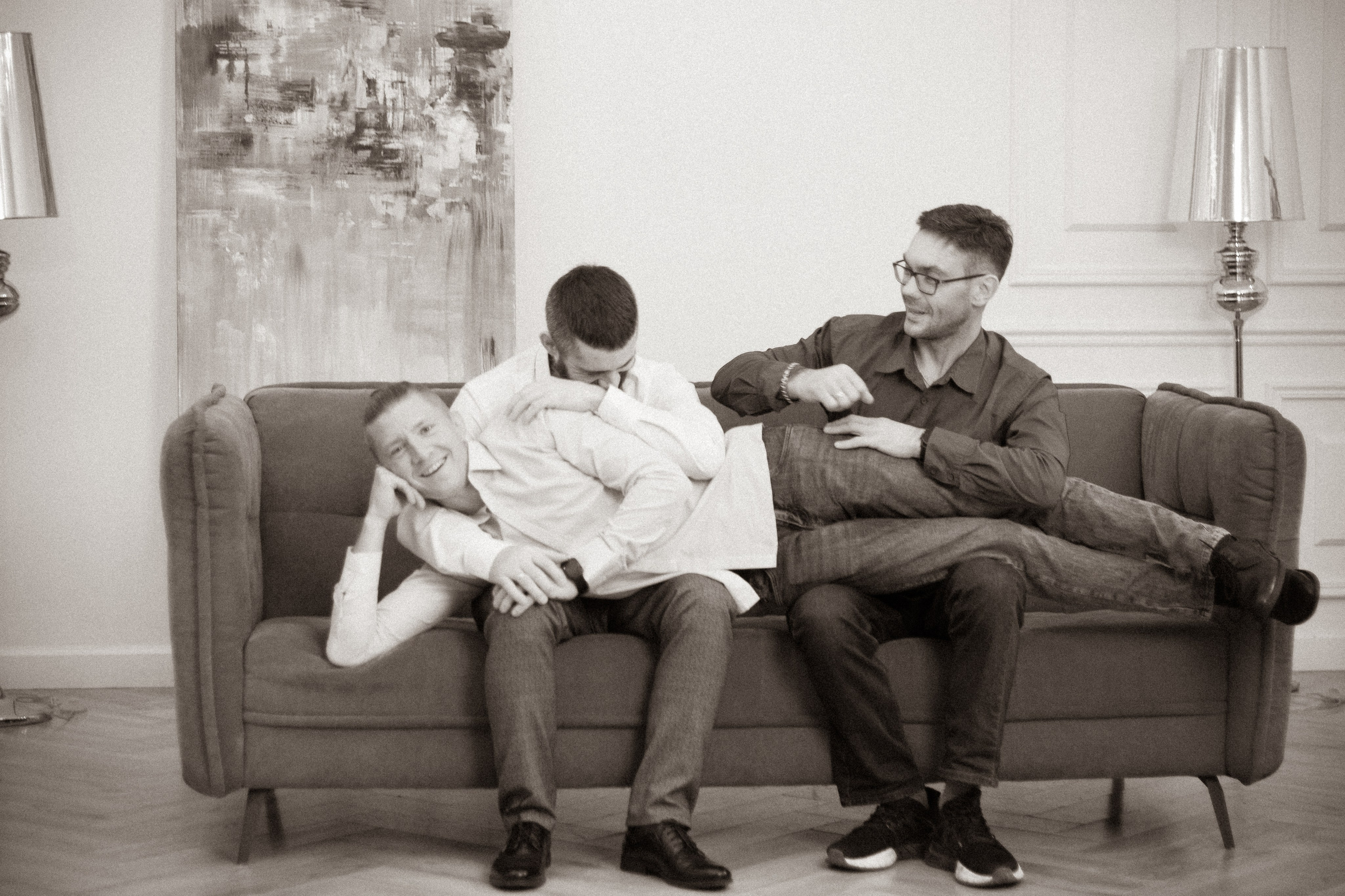 Тепло большой семьи — семейная фотосессия в студии, Екатеринбург. Фотограф в Екатеринбурге Пойгина Елена