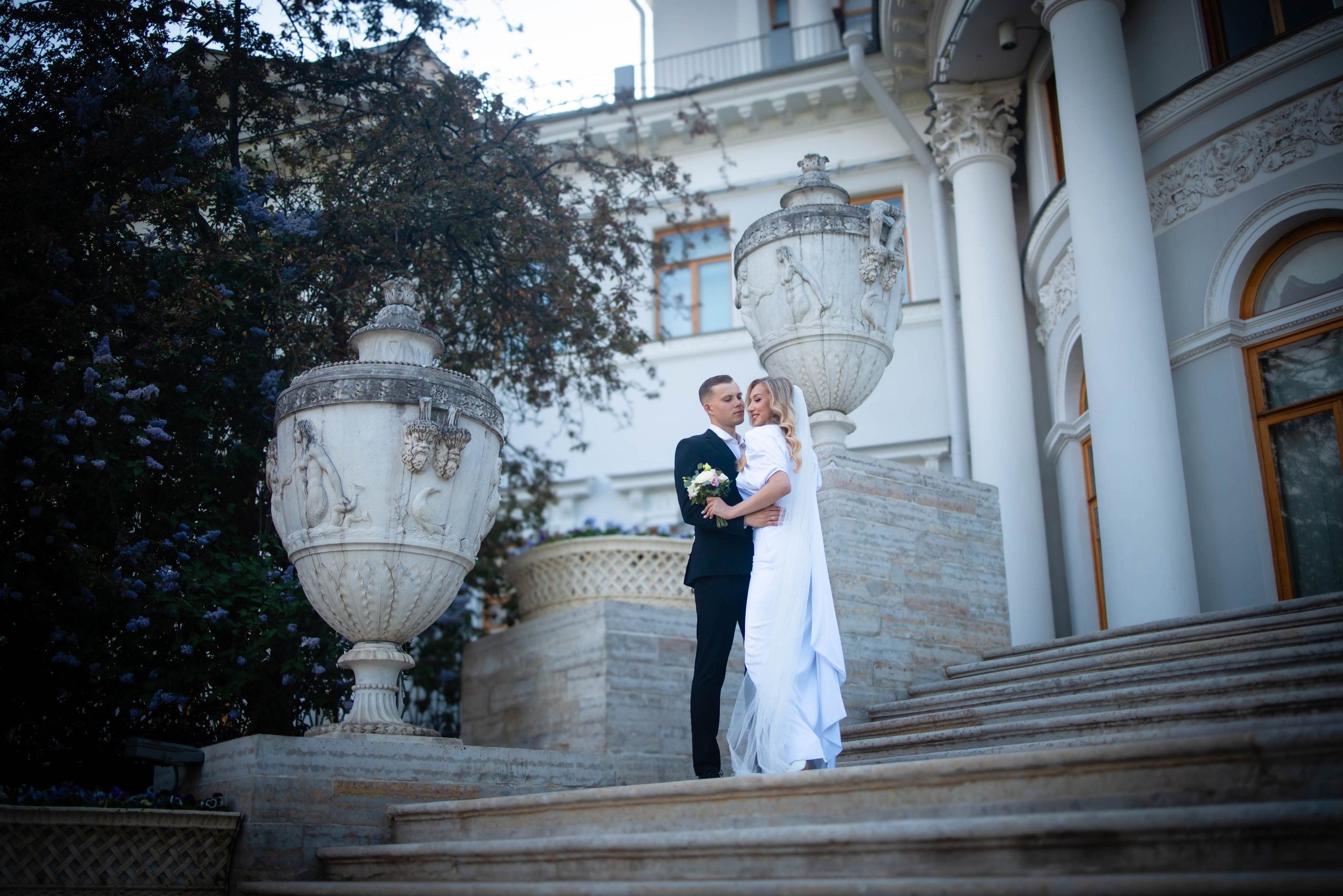 Свадебная фотосессия на Елагином острове в СПб