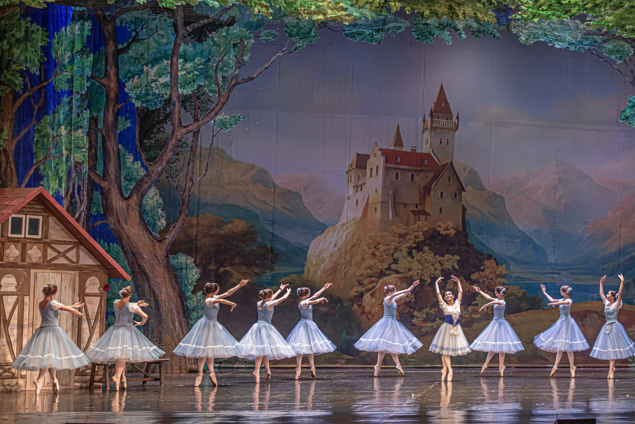 Жизель балет Марийского театра оперы и балета на сцене Зимнего театра. Фотограф в Сочи Юрий Шептаев
