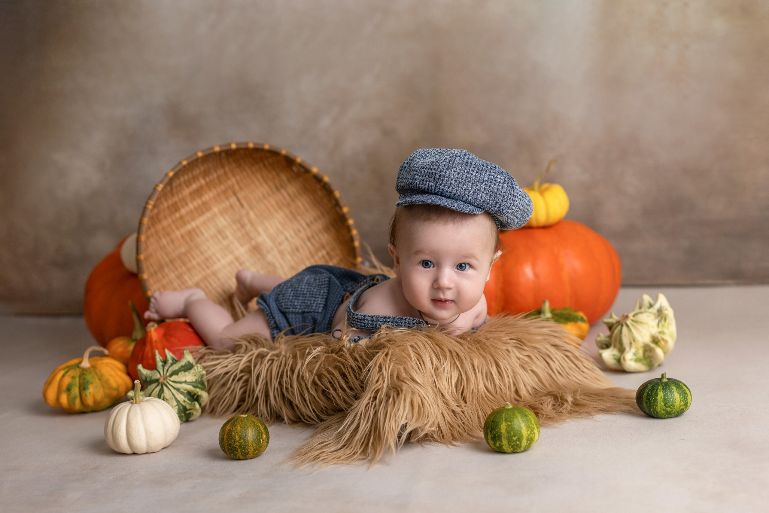 Лев, 1,5 месяца. Фотограф новорожденных в Нижнем Новгороде Надежда Кадылкина