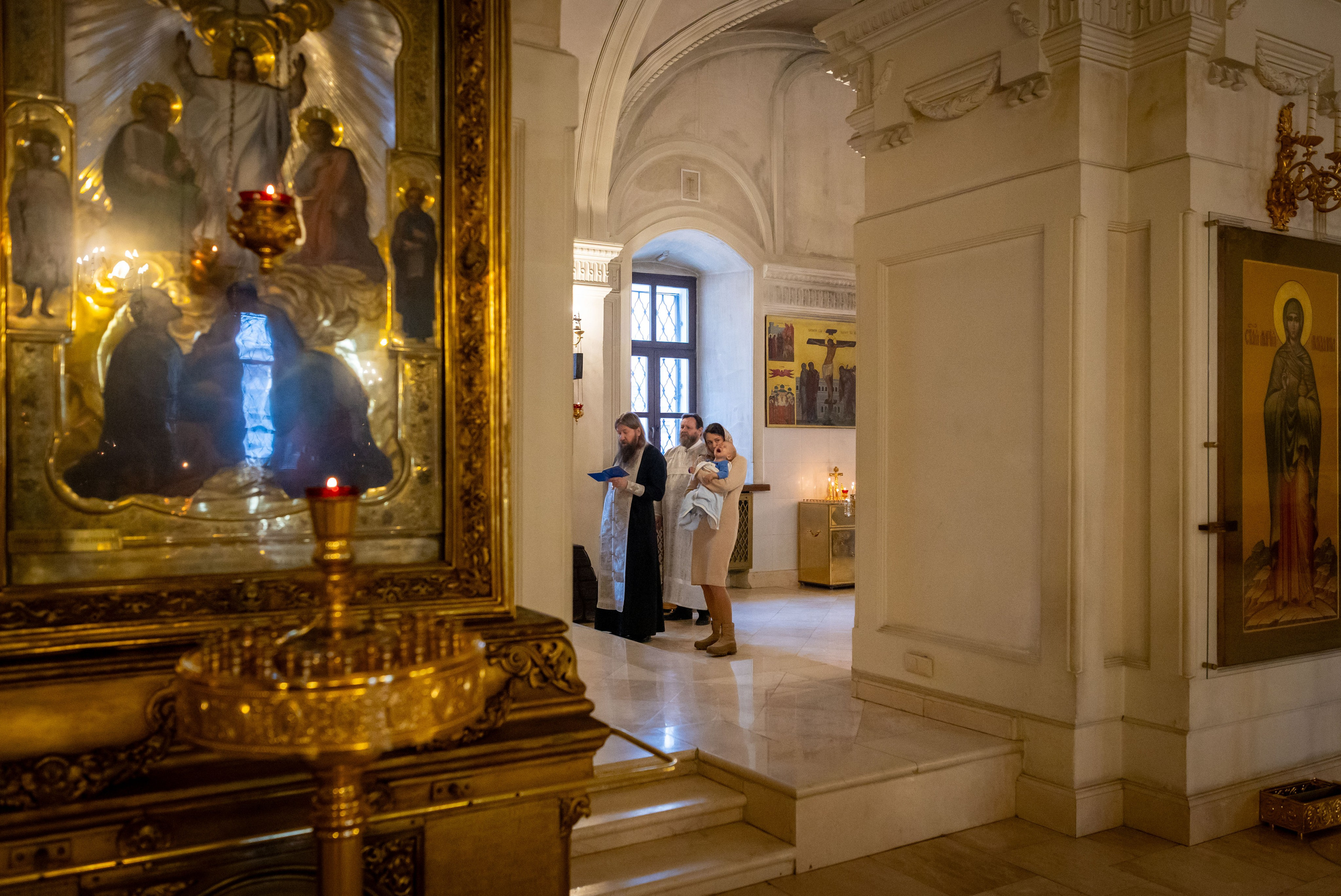 Таинство крещения Алексея. Семейный и детский фотограф Анна Петракова