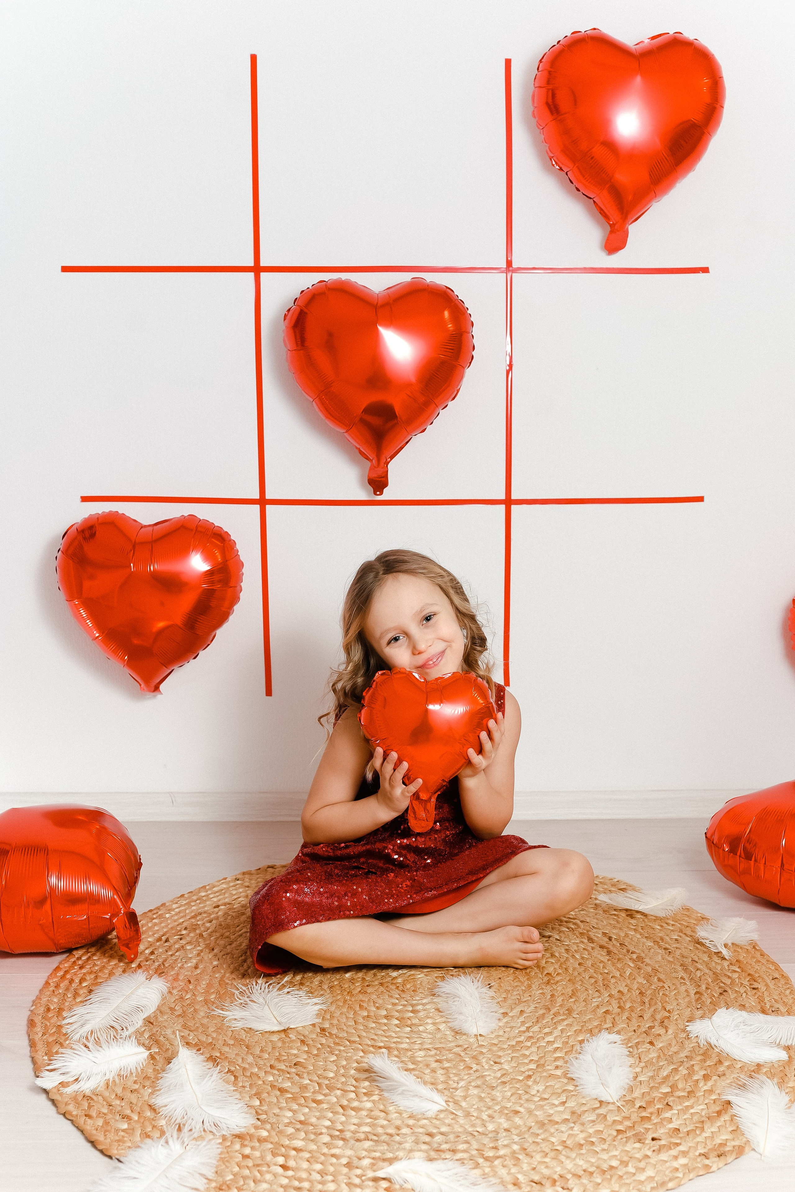 Сердечки. Фотограф новорожденных и детский фотограф в Екатеринбурге Ксени