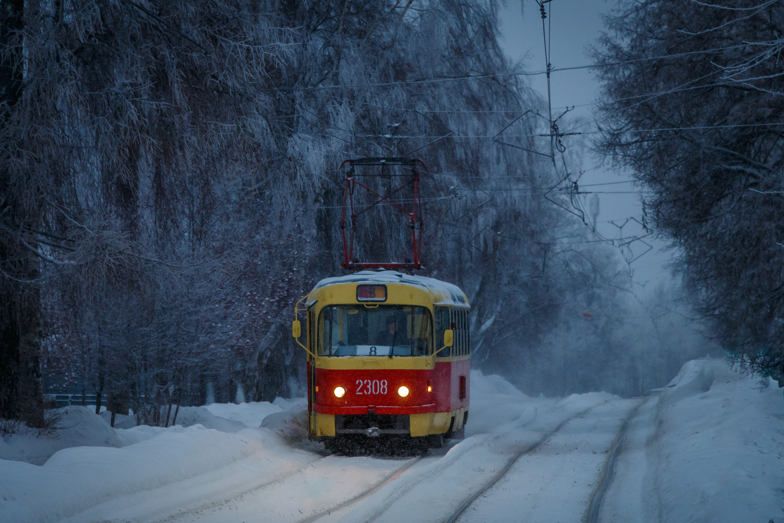 Трамвай Ижевск. TATRA T3