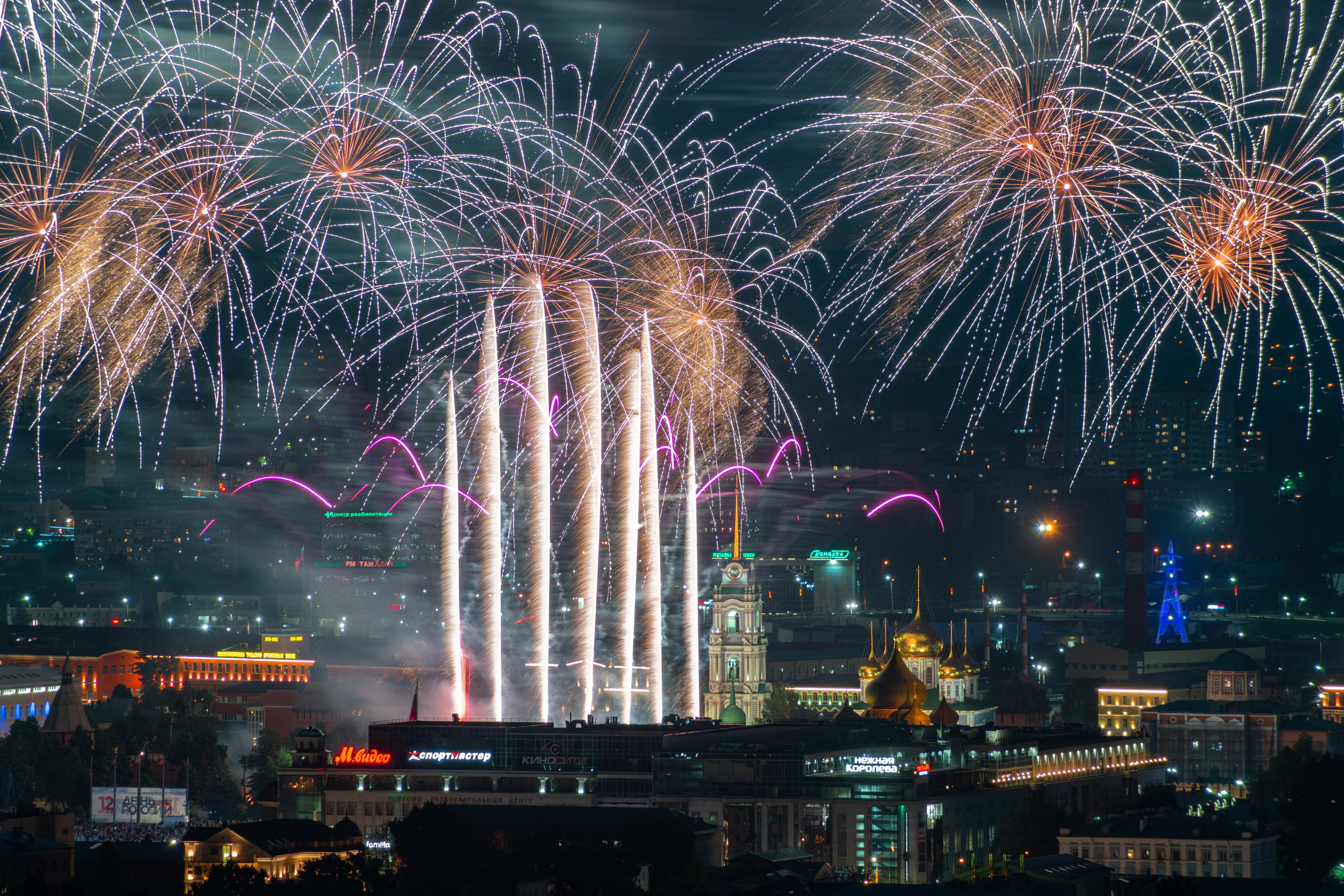 Салют над Тулой 12 июня