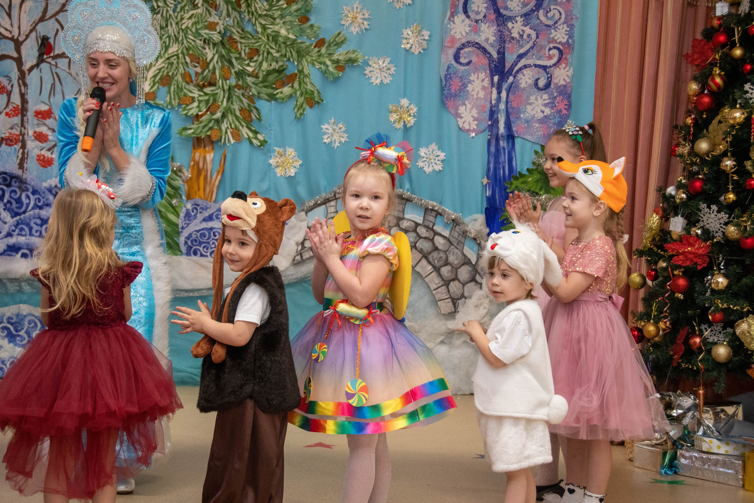 2023 Новый год. Акварель, Первомайка. Репортажный и детский фотограф в Новосибирске