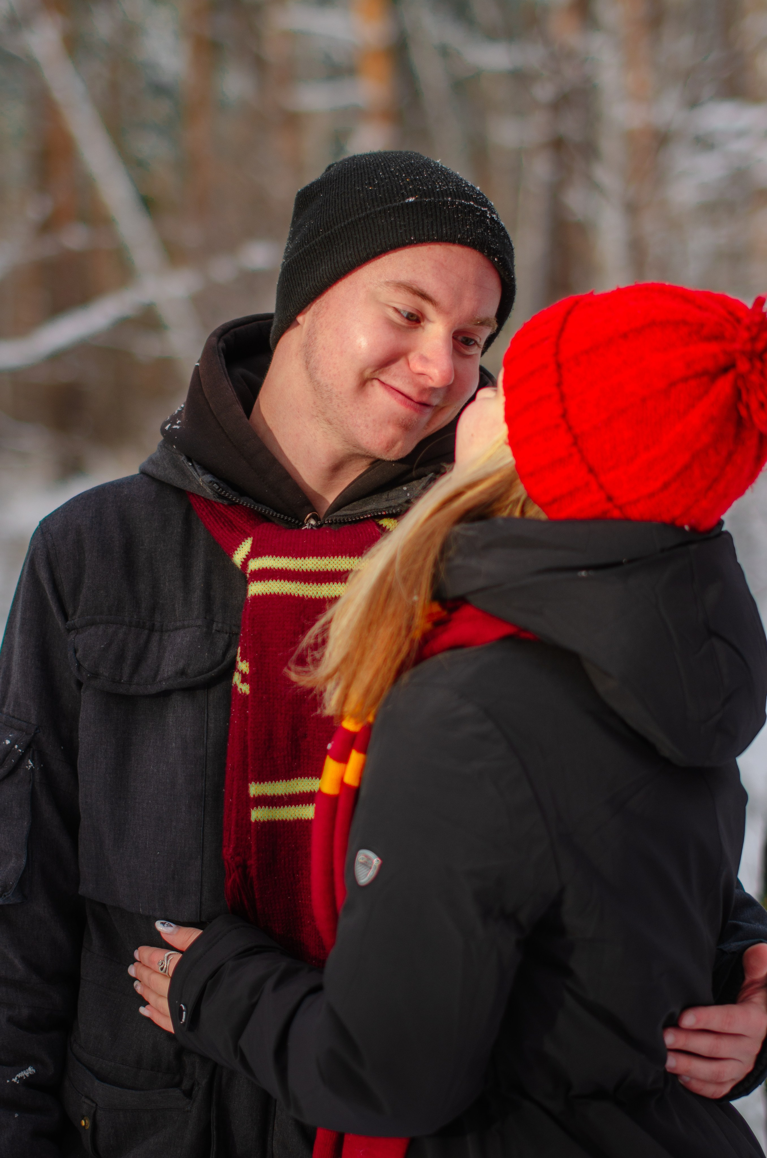 Зимняя история любви в стиле фильма «Гарри Поттер». Денисова Аля — фотограф для парных съемок и индивидуальных историй в Барнауле