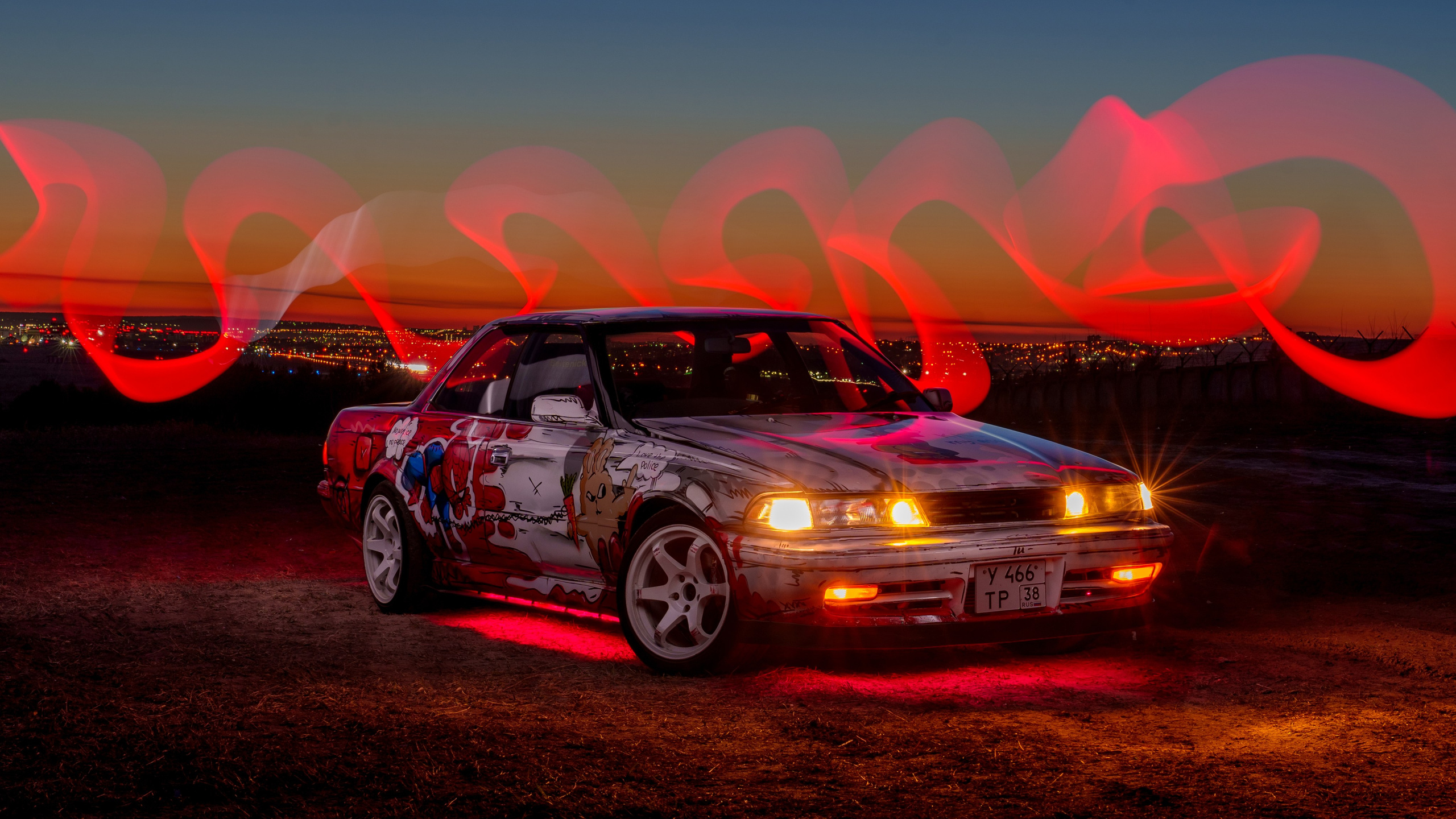 Toyota Mark II (GX 81). Фотограф, видеограф и пилот дрона на Байкале