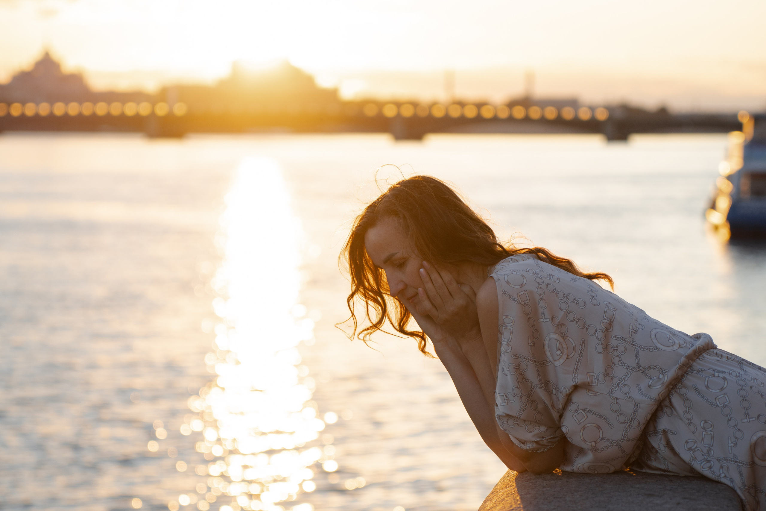 Рассвет и разводные мосты. Фотограф Оксана Шавва