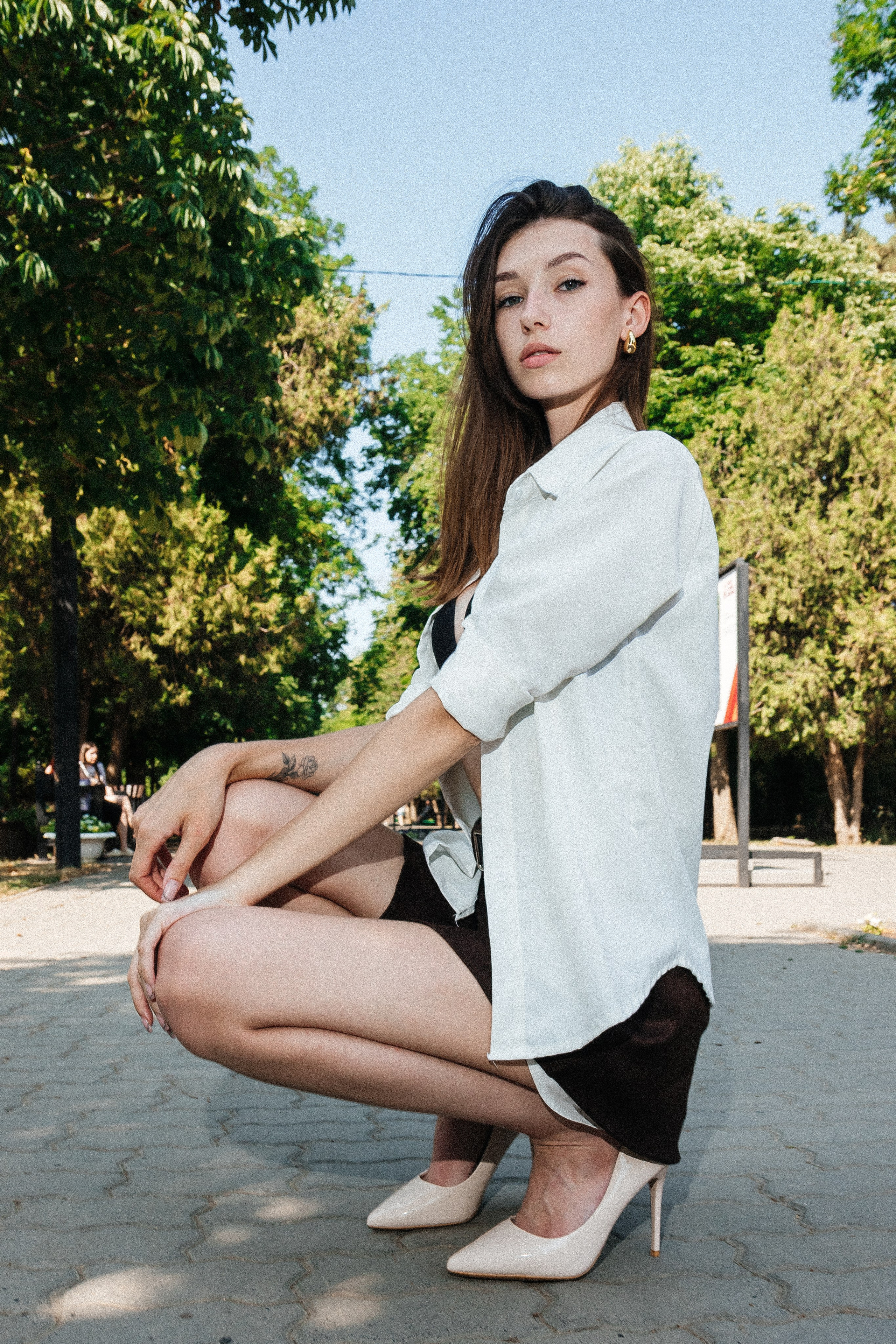 Лера в парке Горького. Фотограф Александр Бигари