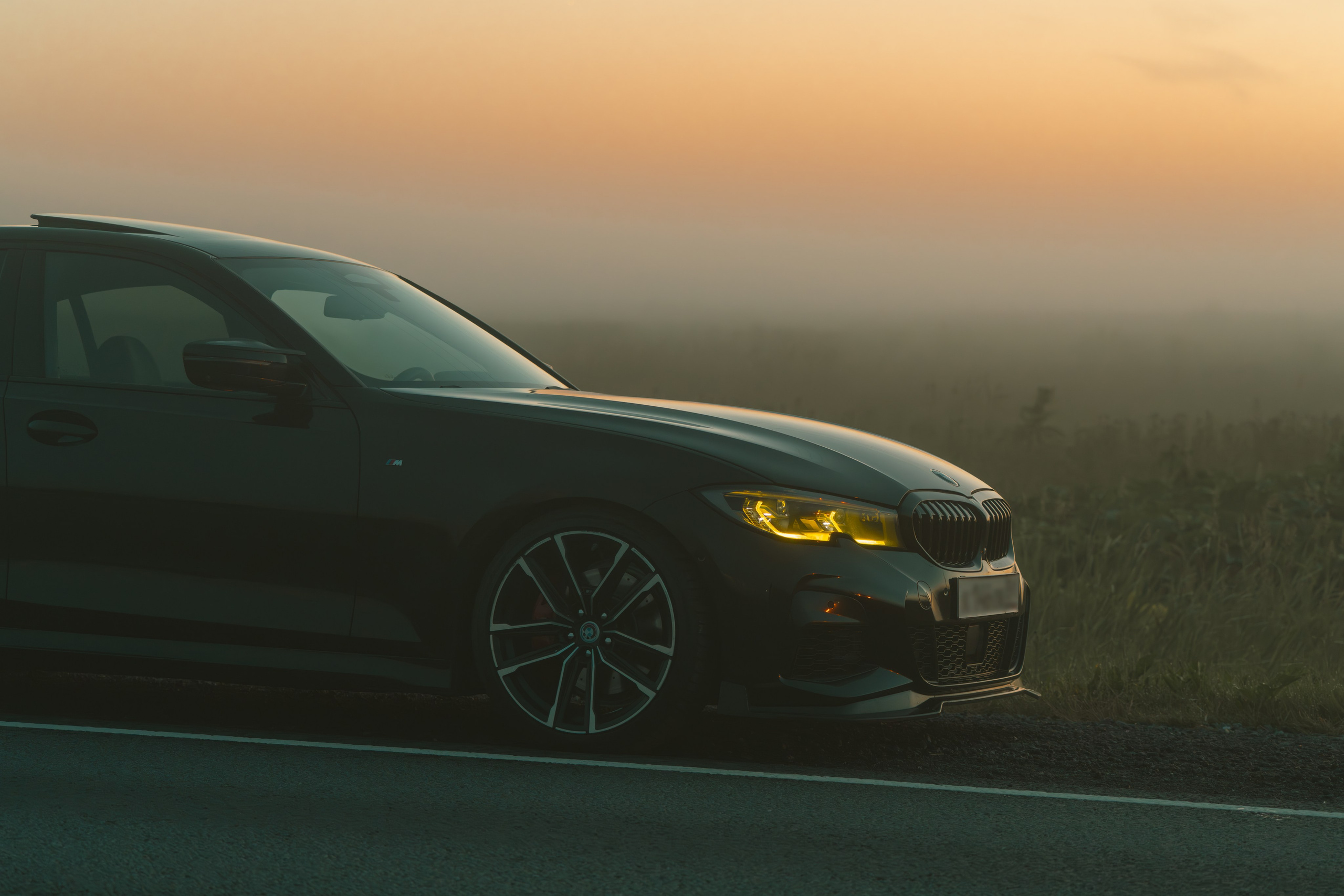 BMW 3 Series Night ed. Автомобильный фотограф в Санкт-Петербурге