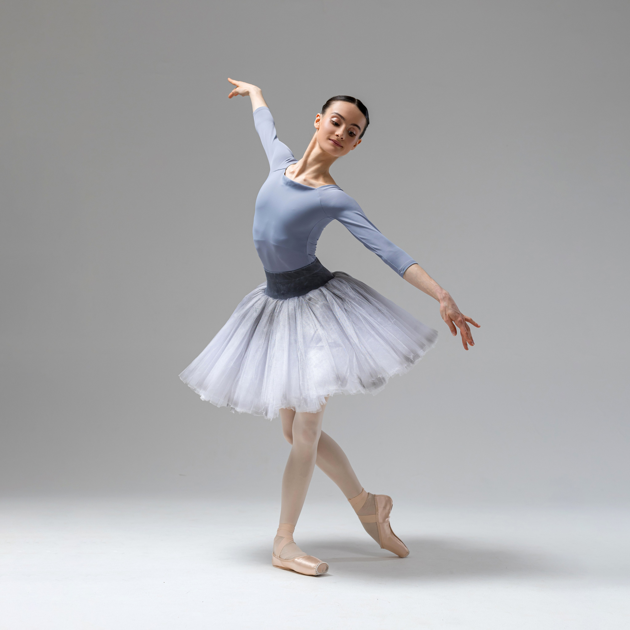 Балетная съёмка на белой циклораме и фонах. Балетный фотограф Алина Ханько — Душа Балета