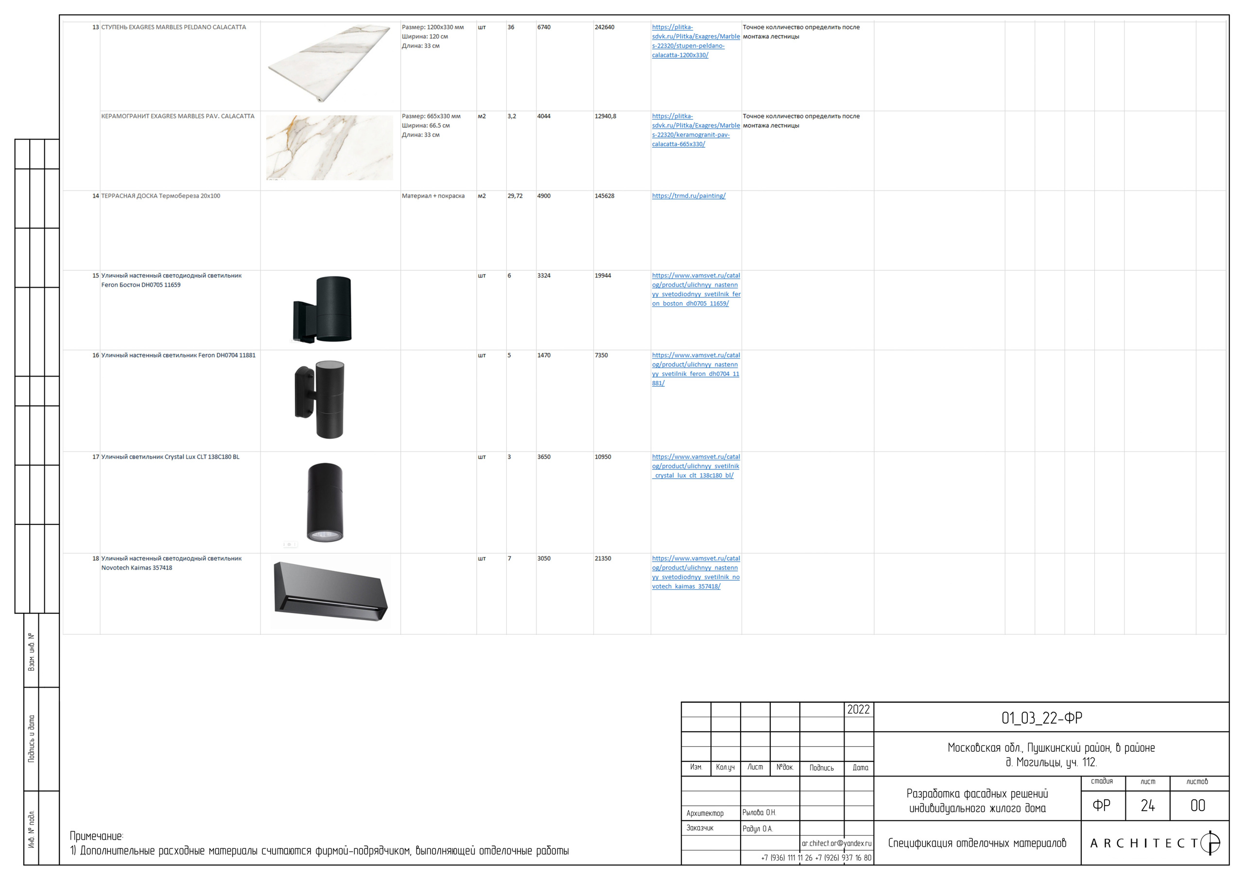 Архитектурный проект. Студия архитектуры и дизайна AR.CHITECT.OR