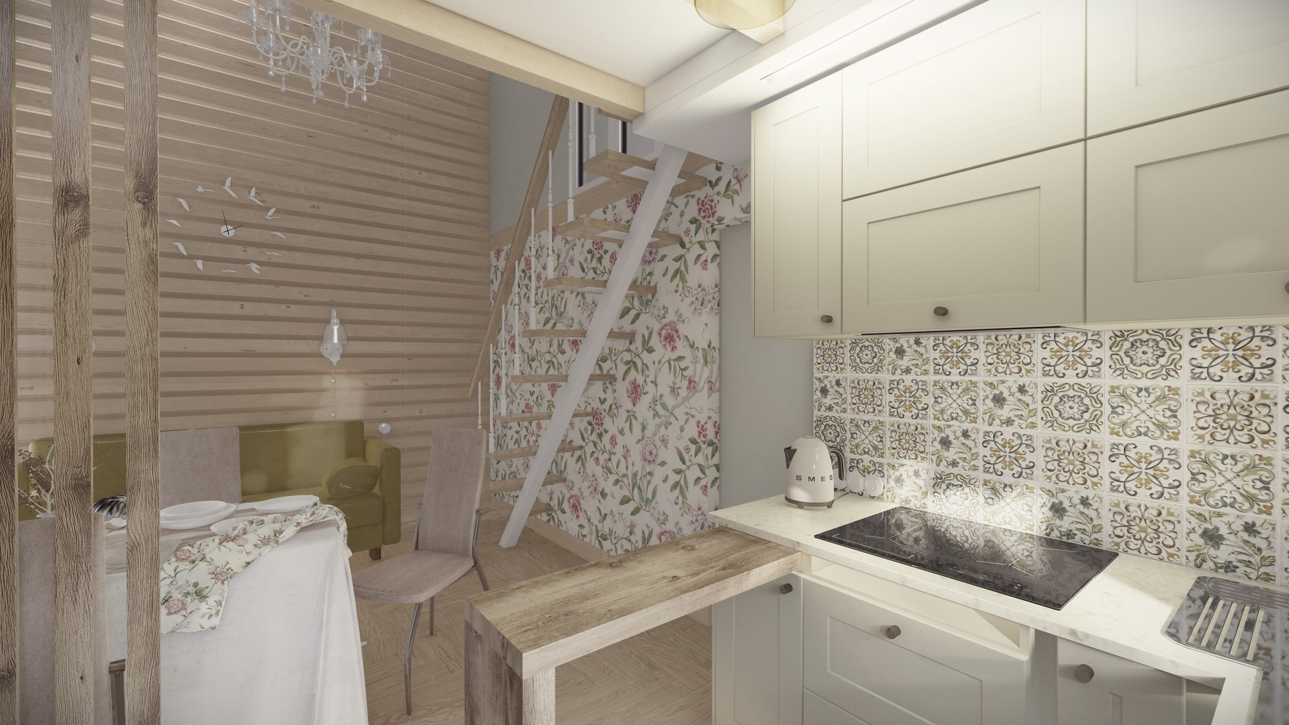 Гостевой дом, баня из профильтрованного бруса. Студия архитектуры и дизайна AR.CHITECT.OR