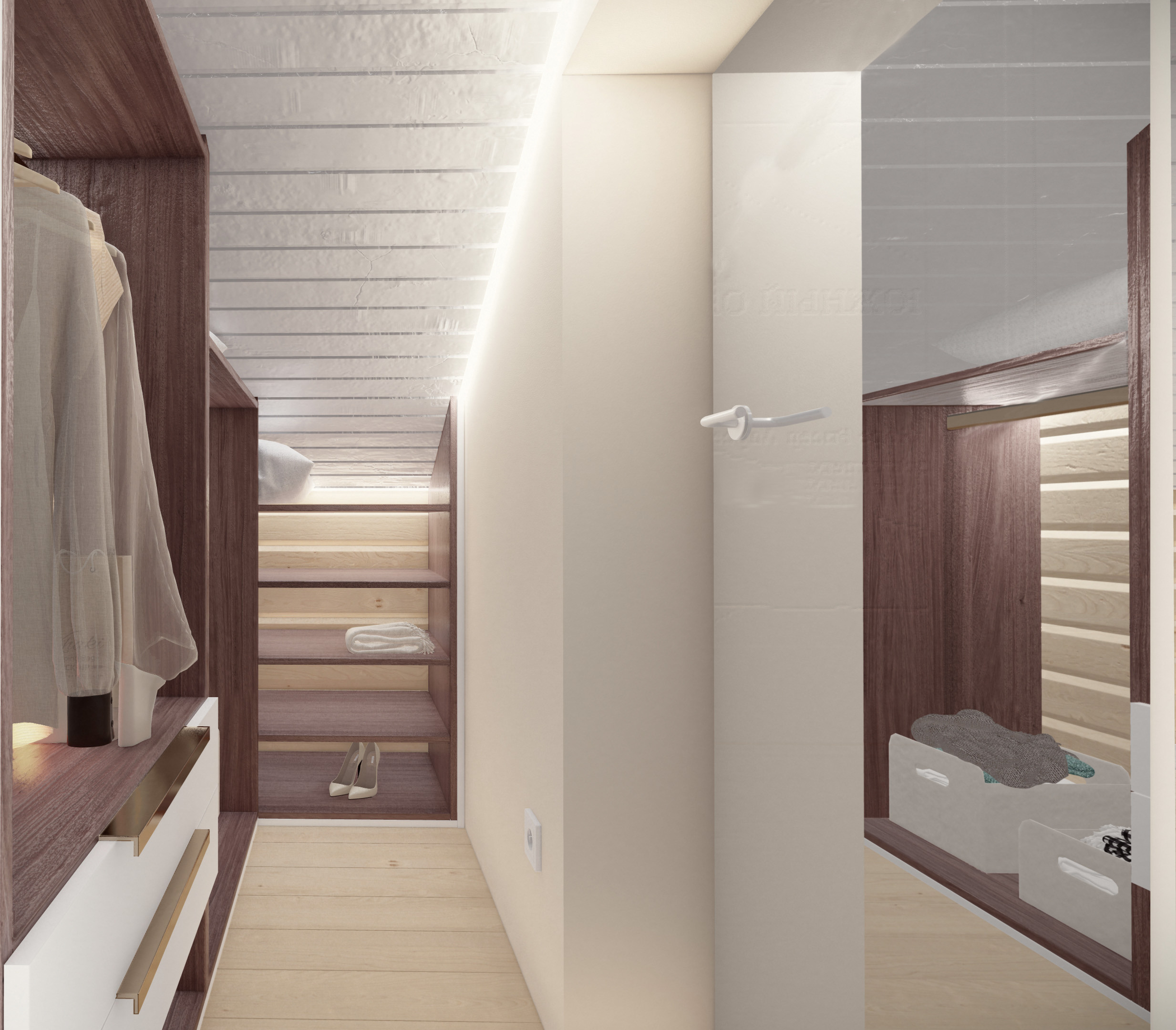 Гостевой дом, баня из профильтрованного бруса. Студия архитектуры и дизайна AR.CHITECT.OR