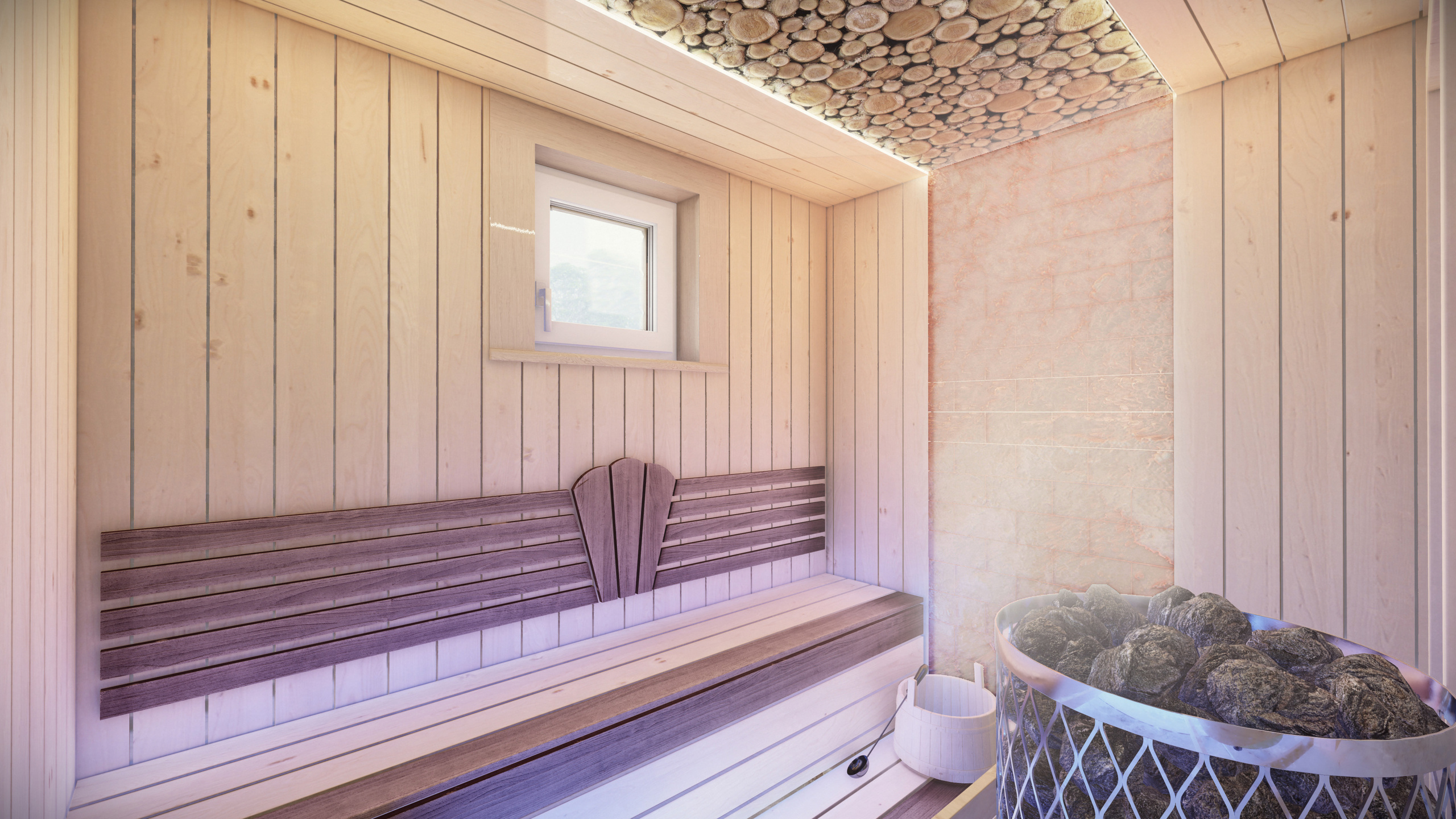 Гостевой дом, баня из профильтрованного бруса. Студия архитектуры и дизайна AR.CHITECT.OR