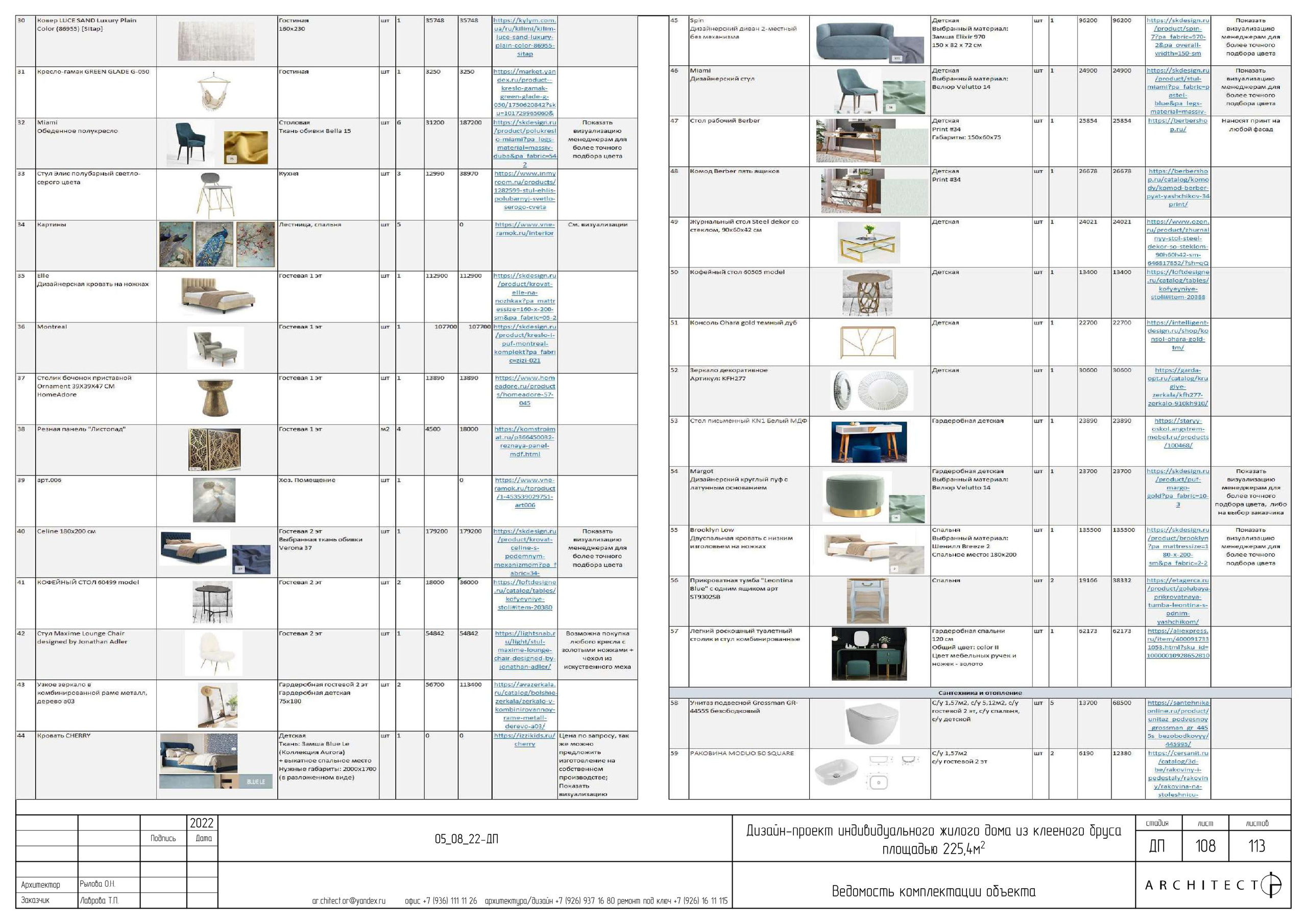 Интерьерный проект. Студия архитектуры и дизайна AR.CHITECT.OR