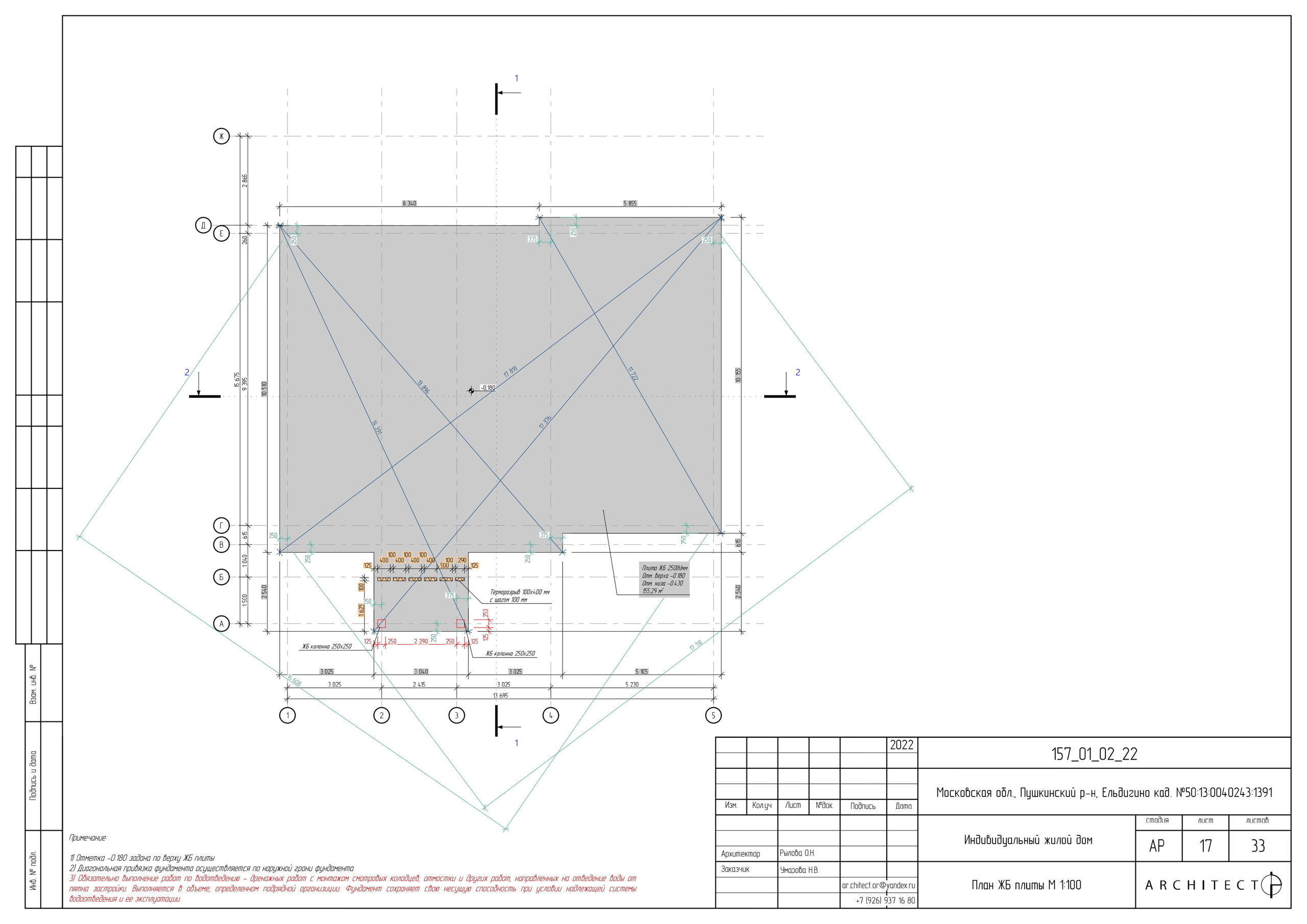Архитектурный проект. Студия архитектуры и дизайна AR.CHITECT.OR