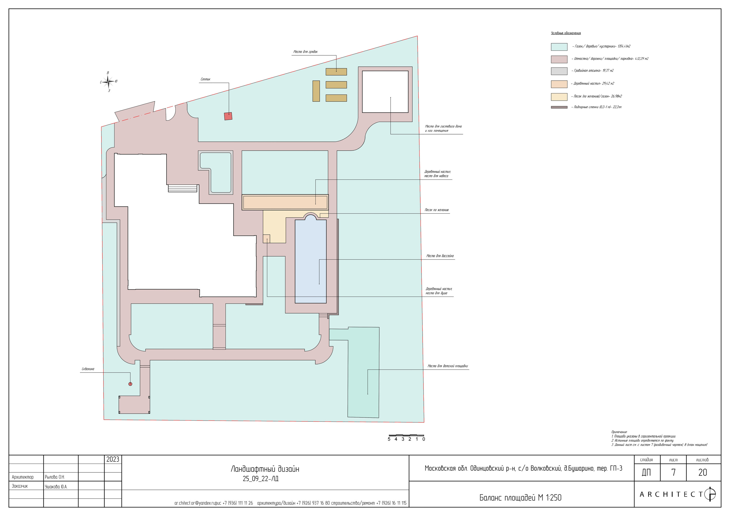 Ландшафтный проект. Студия архитектуры и дизайна AR.CHITECT.OR