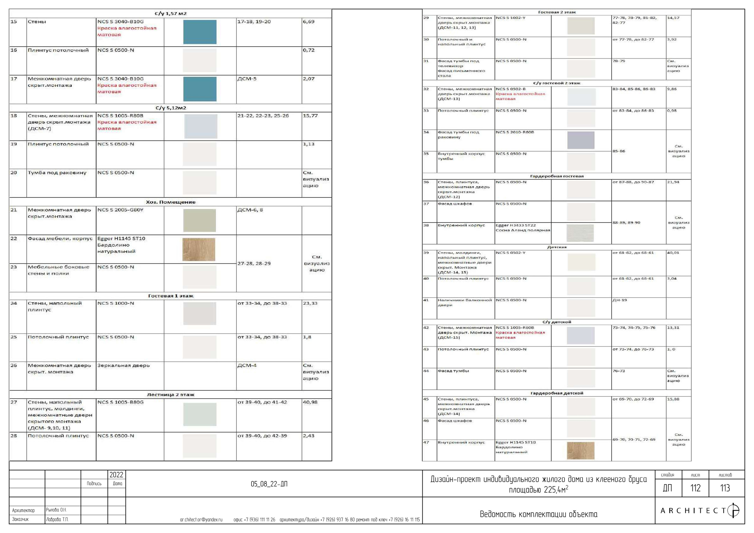 Интерьерный проект. Студия архитектуры и дизайна AR.CHITECT.OR