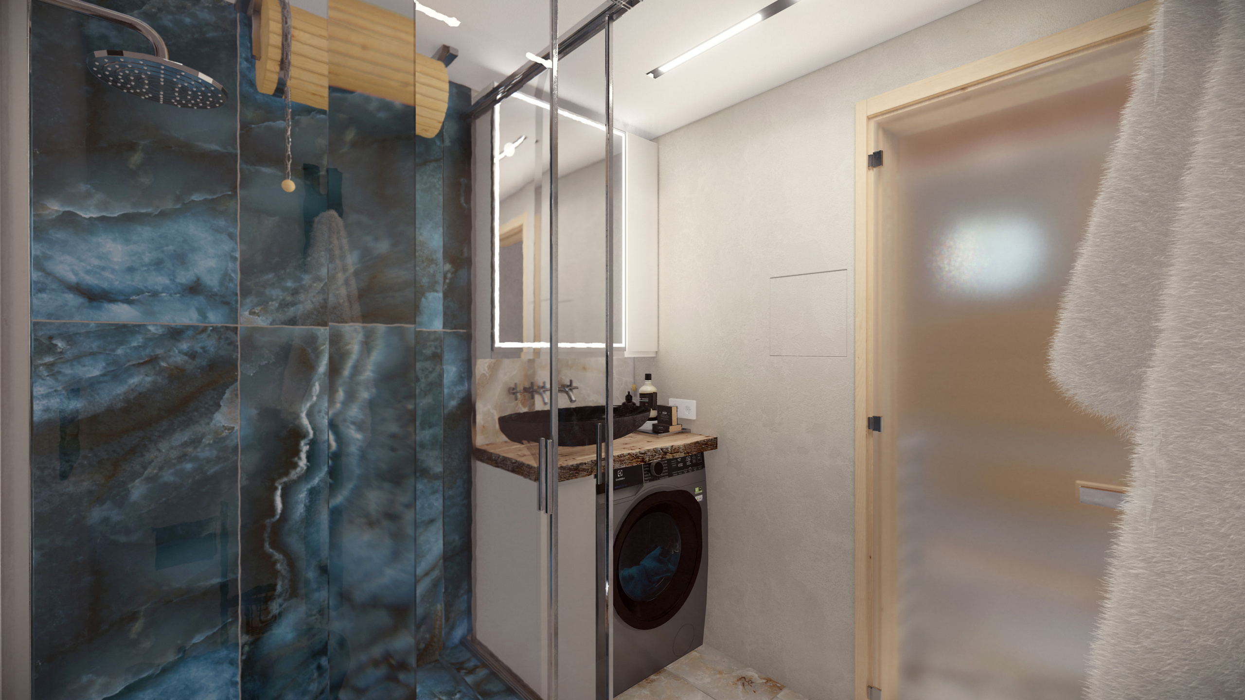 Гостевой дом, баня из профильтрованного бруса. Студия архитектуры и дизайна AR.CHITECT.OR