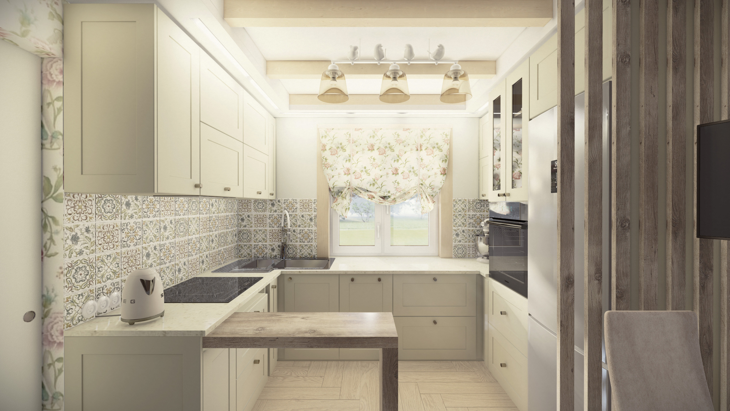 Гостевой дом, баня из профильтрованного бруса. Студия архитектуры и дизайна AR.CHITECT.OR