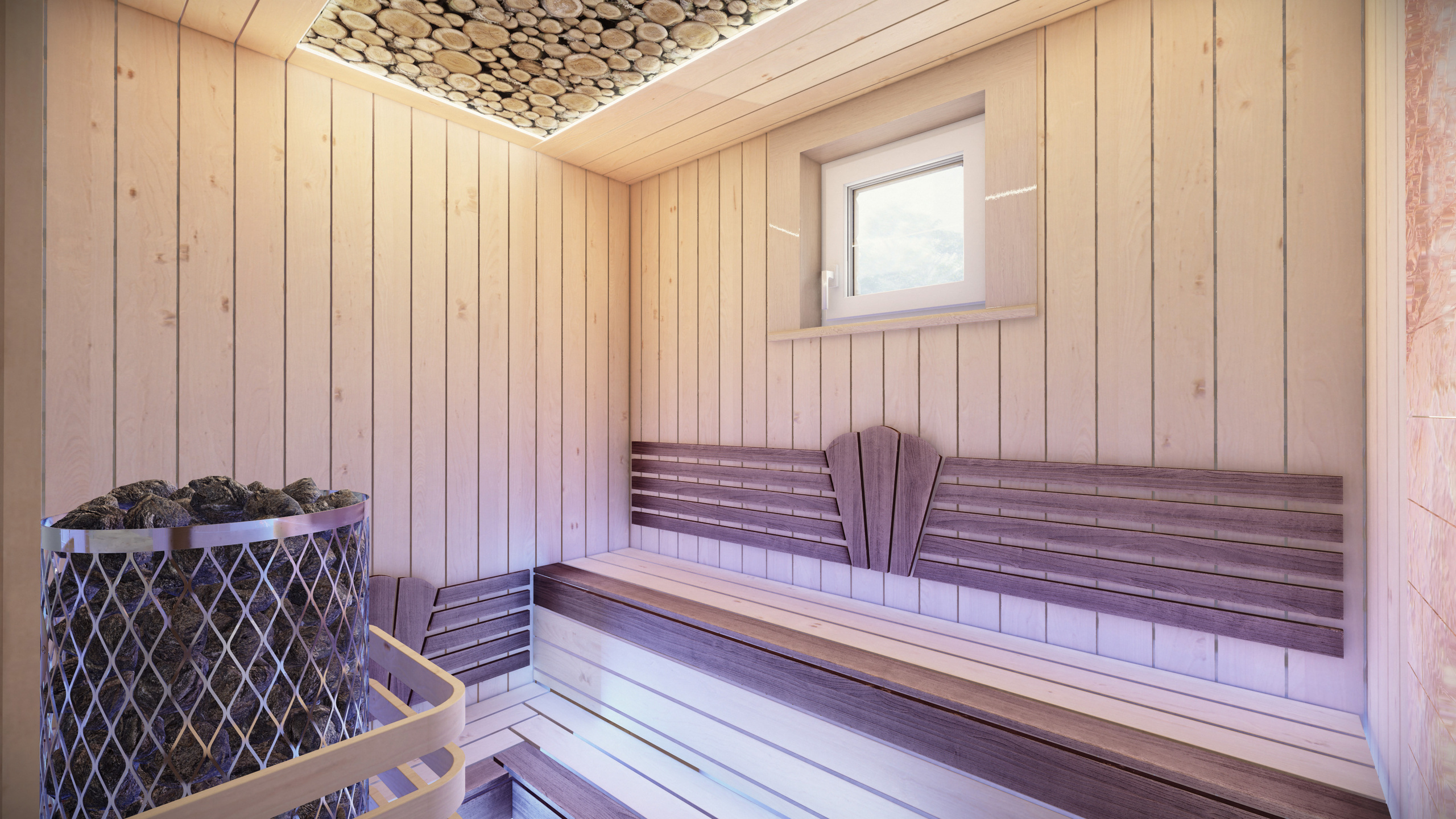 Гостевой дом, баня из профильтрованного бруса. Студия архитектуры и дизайна AR.CHITECT.OR