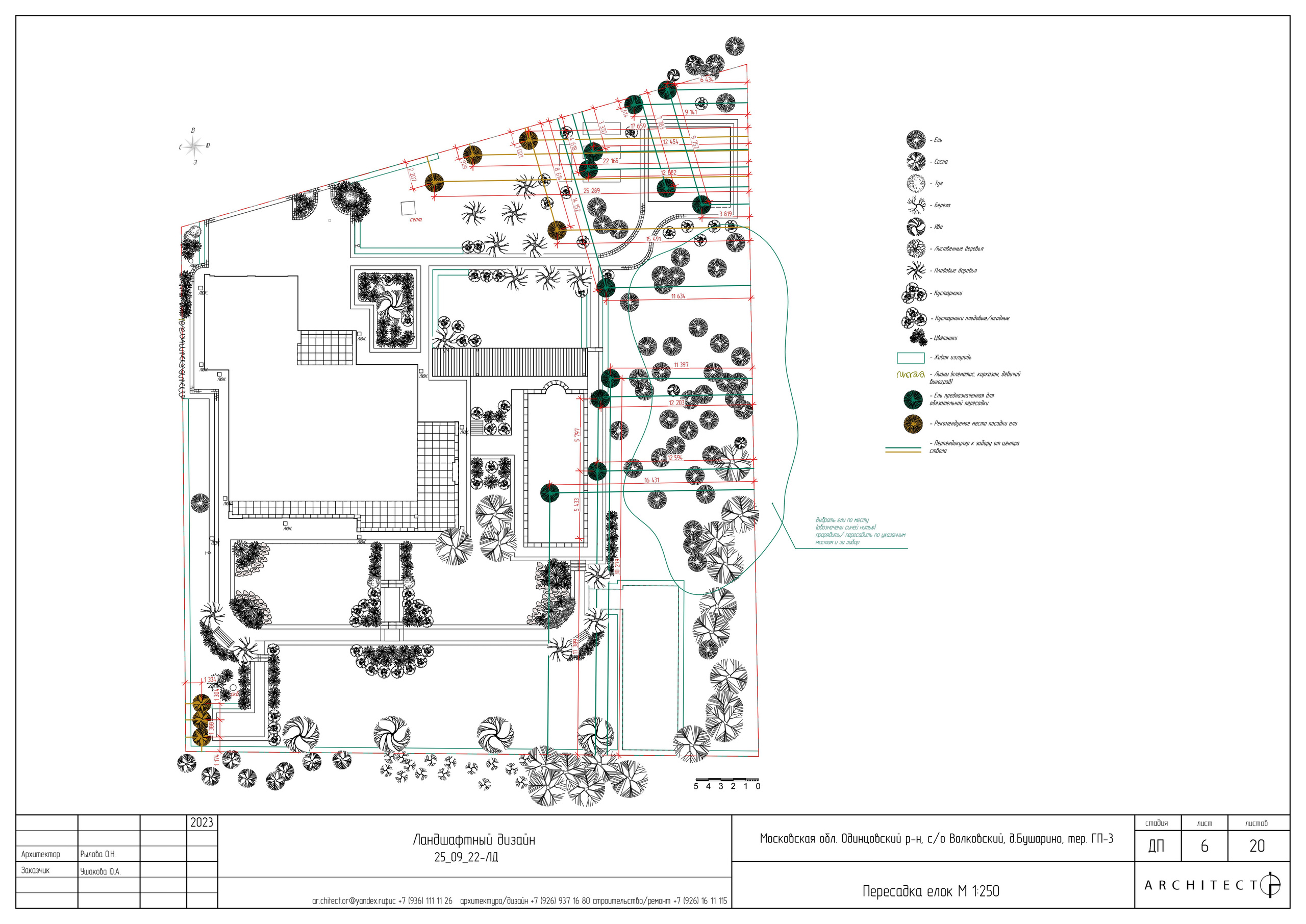 Ландшафтный проект. Студия архитектуры и дизайна AR.CHITECT.OR
