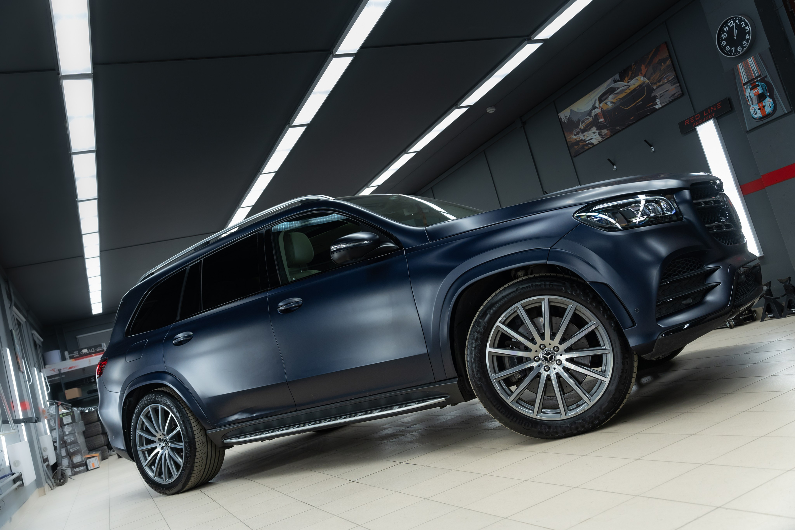 Mercedes GLS. Автомобильный фотограф в Санкт Петербурге. Евгений Коновалов