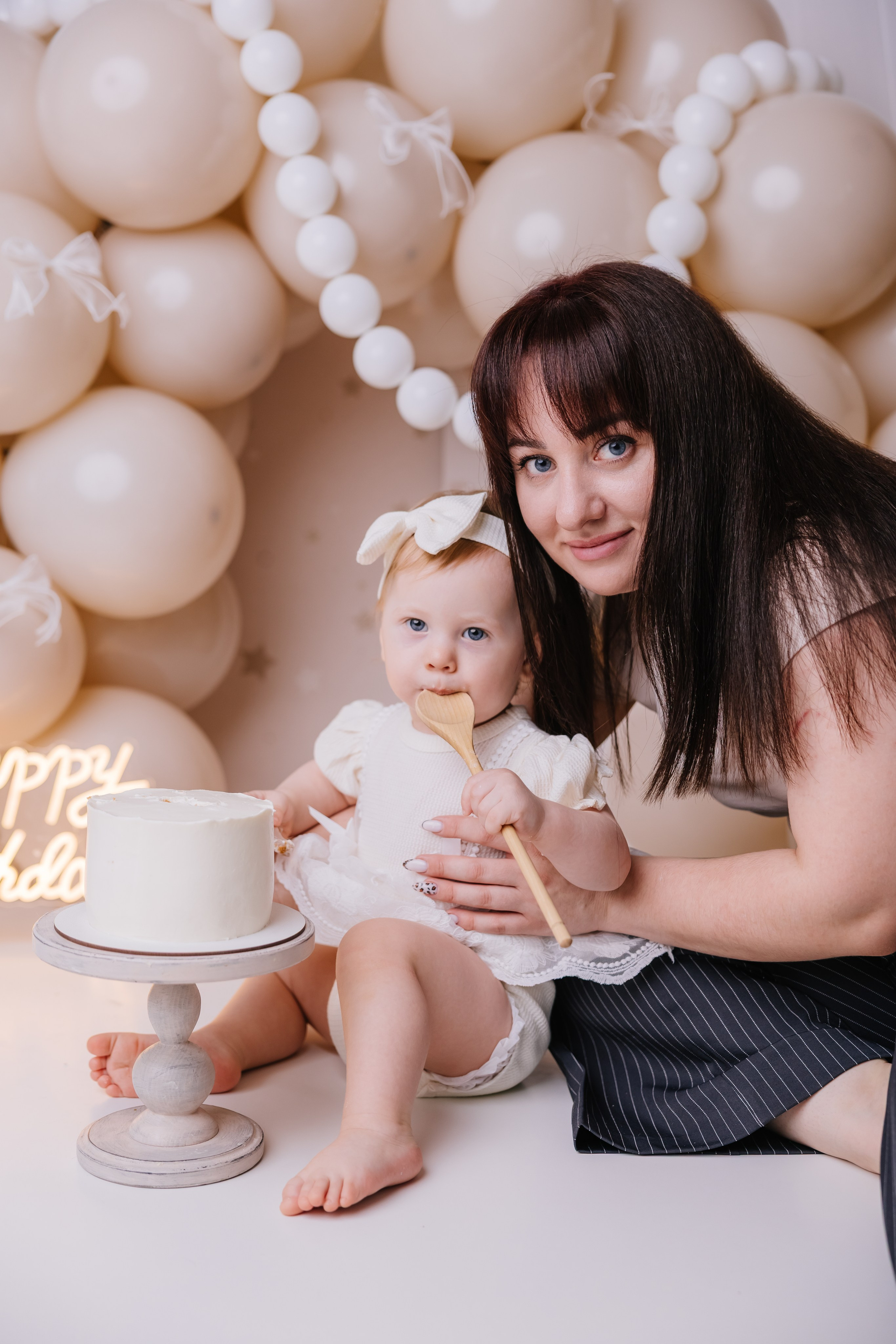 Первый тортик. Семейный фотограф Обнинск