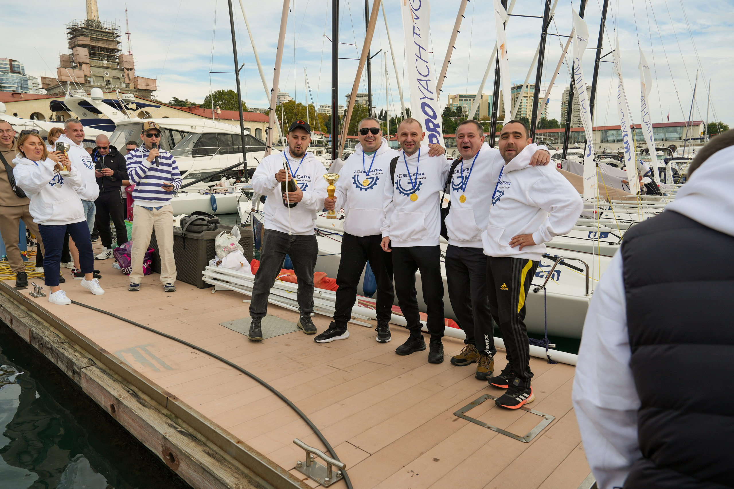 Яхтенная регата для компании Агрегатка. Репортажный фотограф в Красной Поляне и Сочи Павлюченко Екатерина