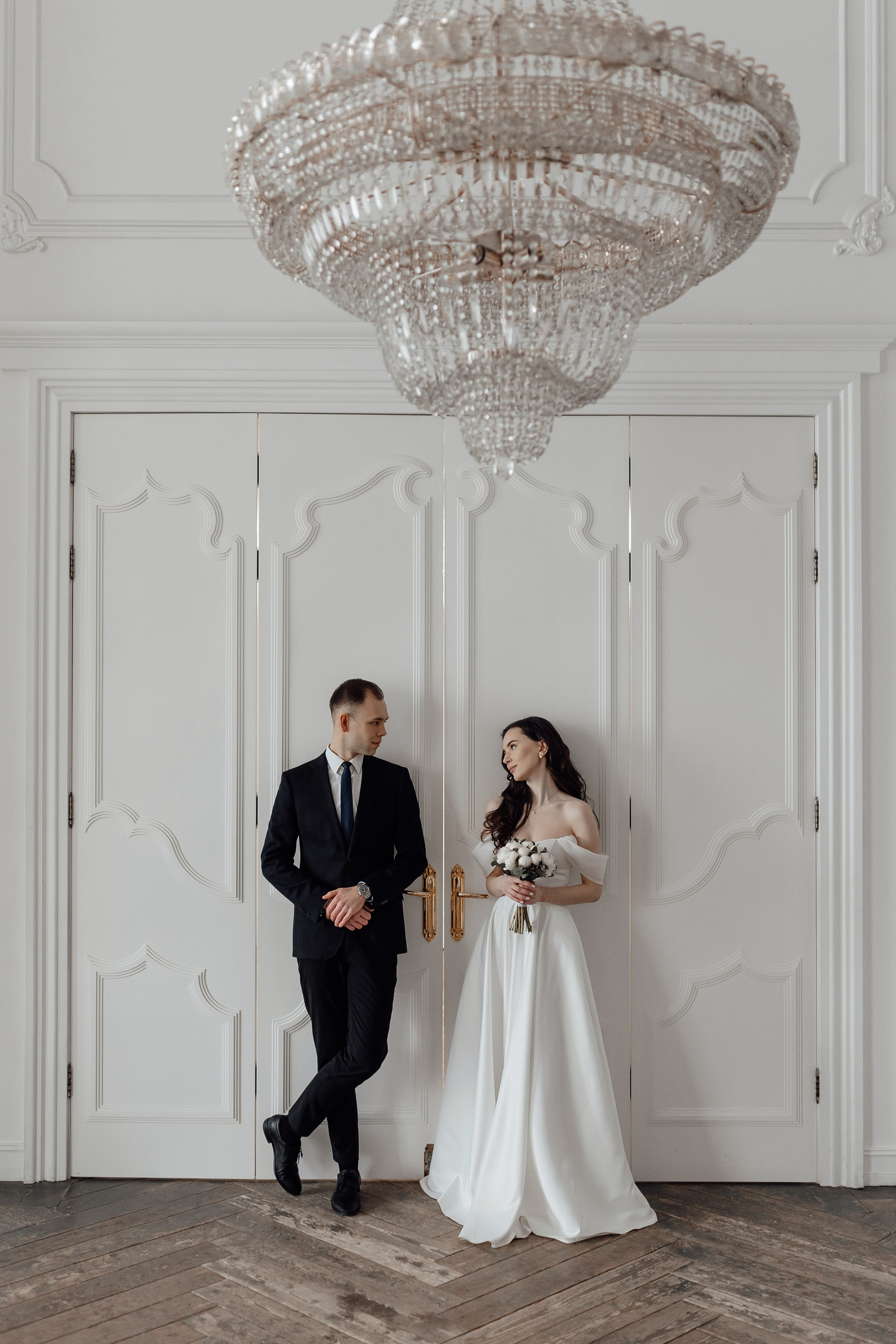 свадебная фотосессия в студии в Москве