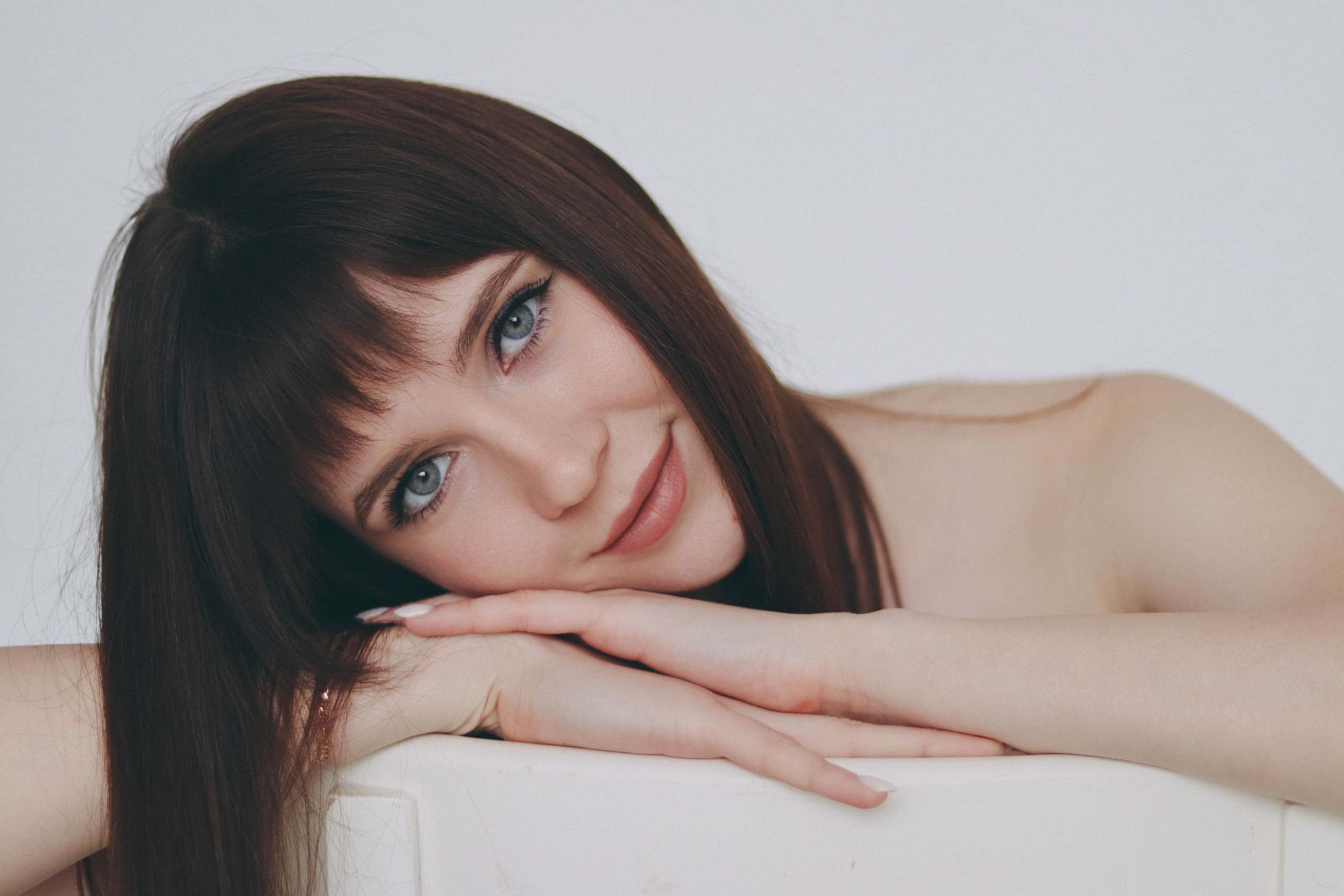 Фотосъёмка Вики в студии. Фотограф Самара Лена Мандарин