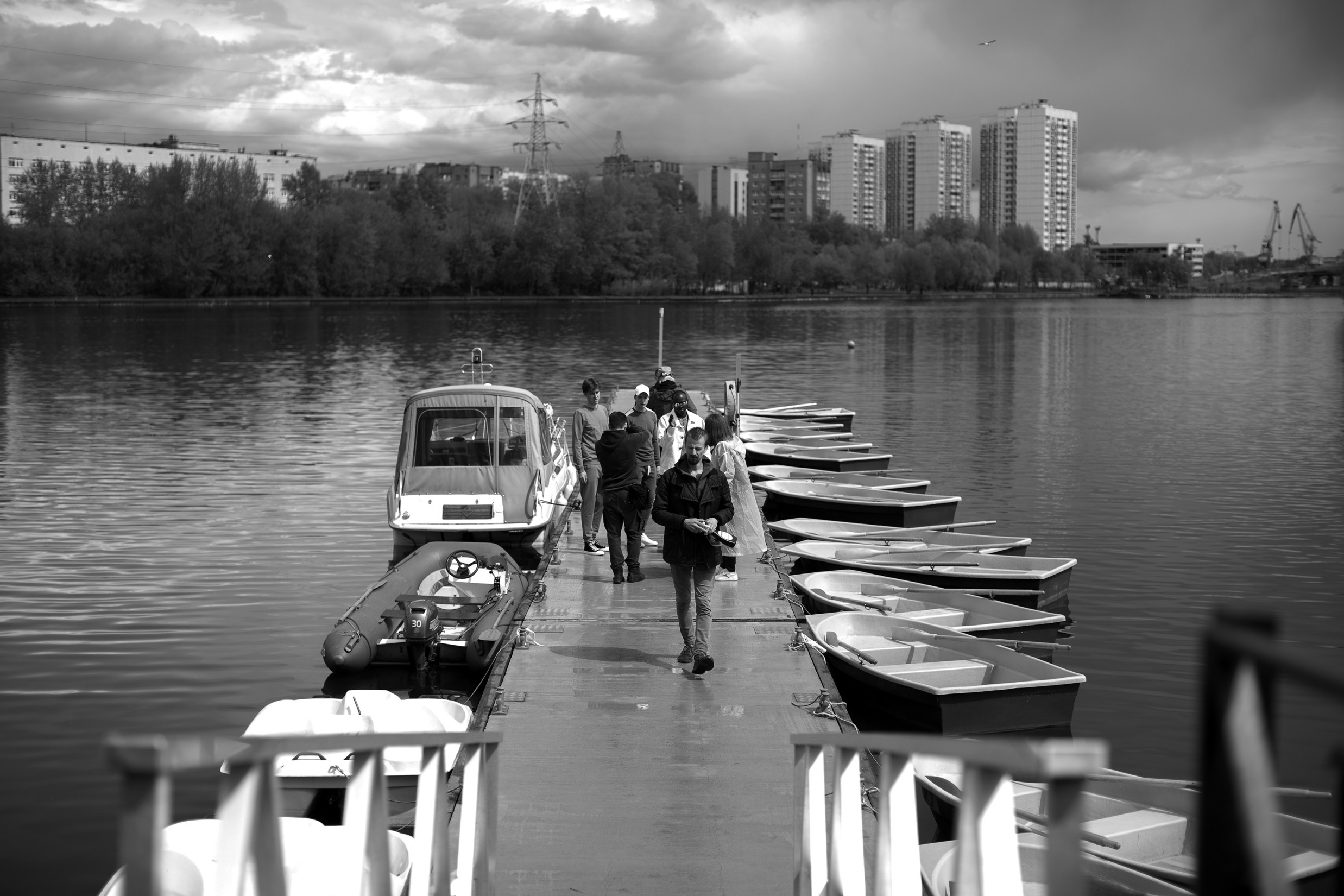 Показ на воде. Свадебный и портретный фотограф Москва