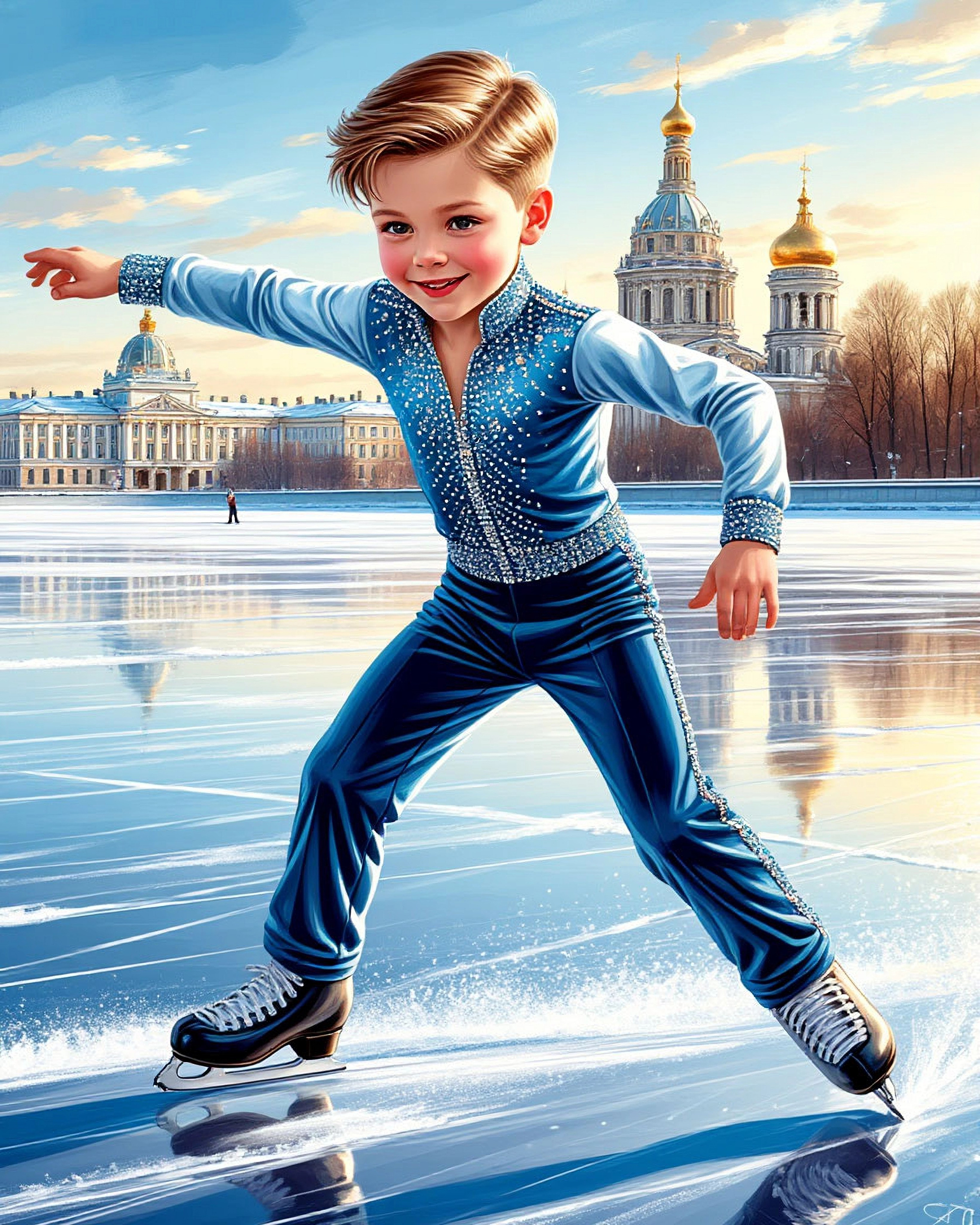 ФК мальчики с ФОНОМ. Фигурное катание для взрослых и детей на Васильевском 🌟