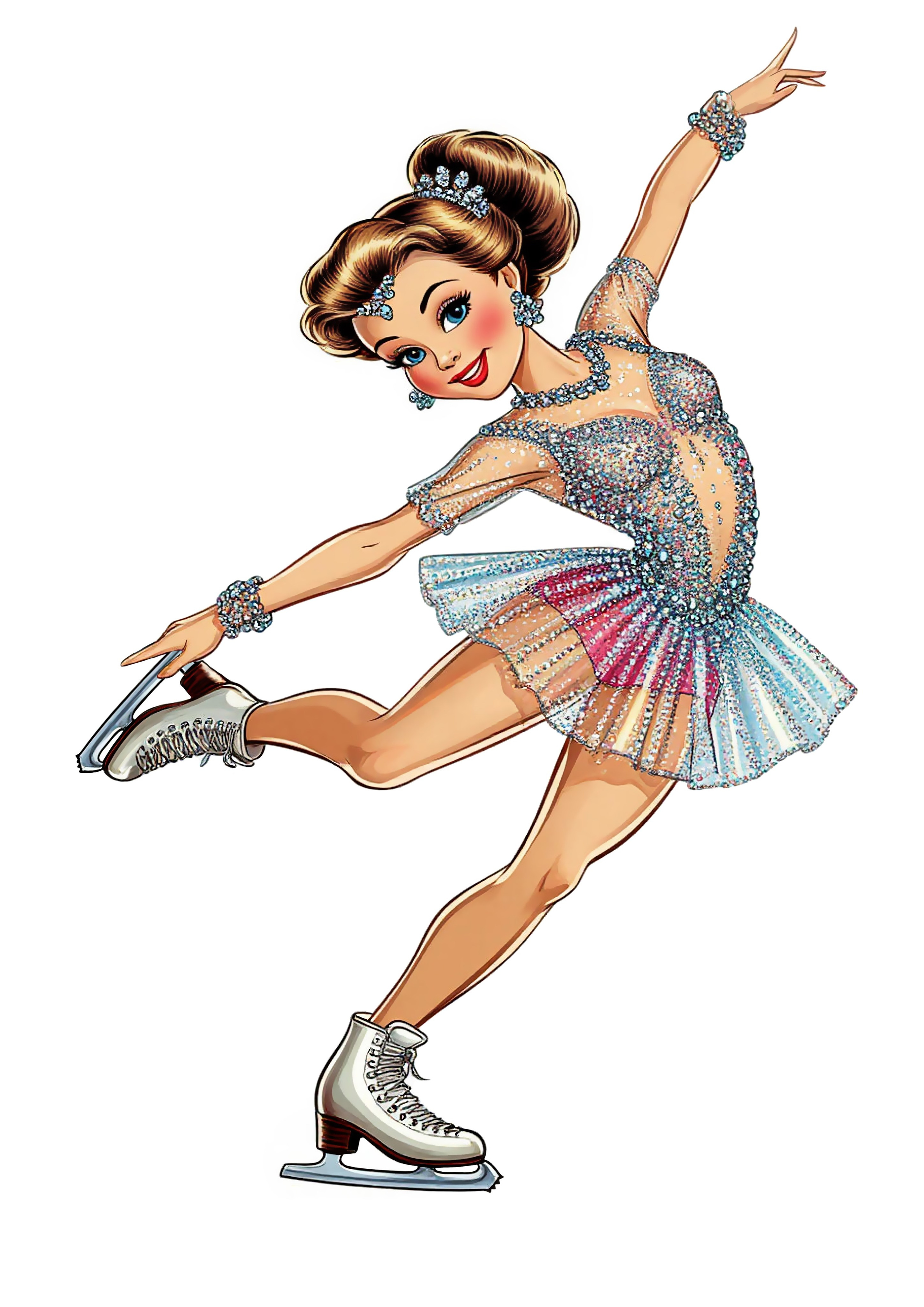 ФК девочки на белом фоне. Фигурное катание для взрослых и детей на Васильевском 🌟