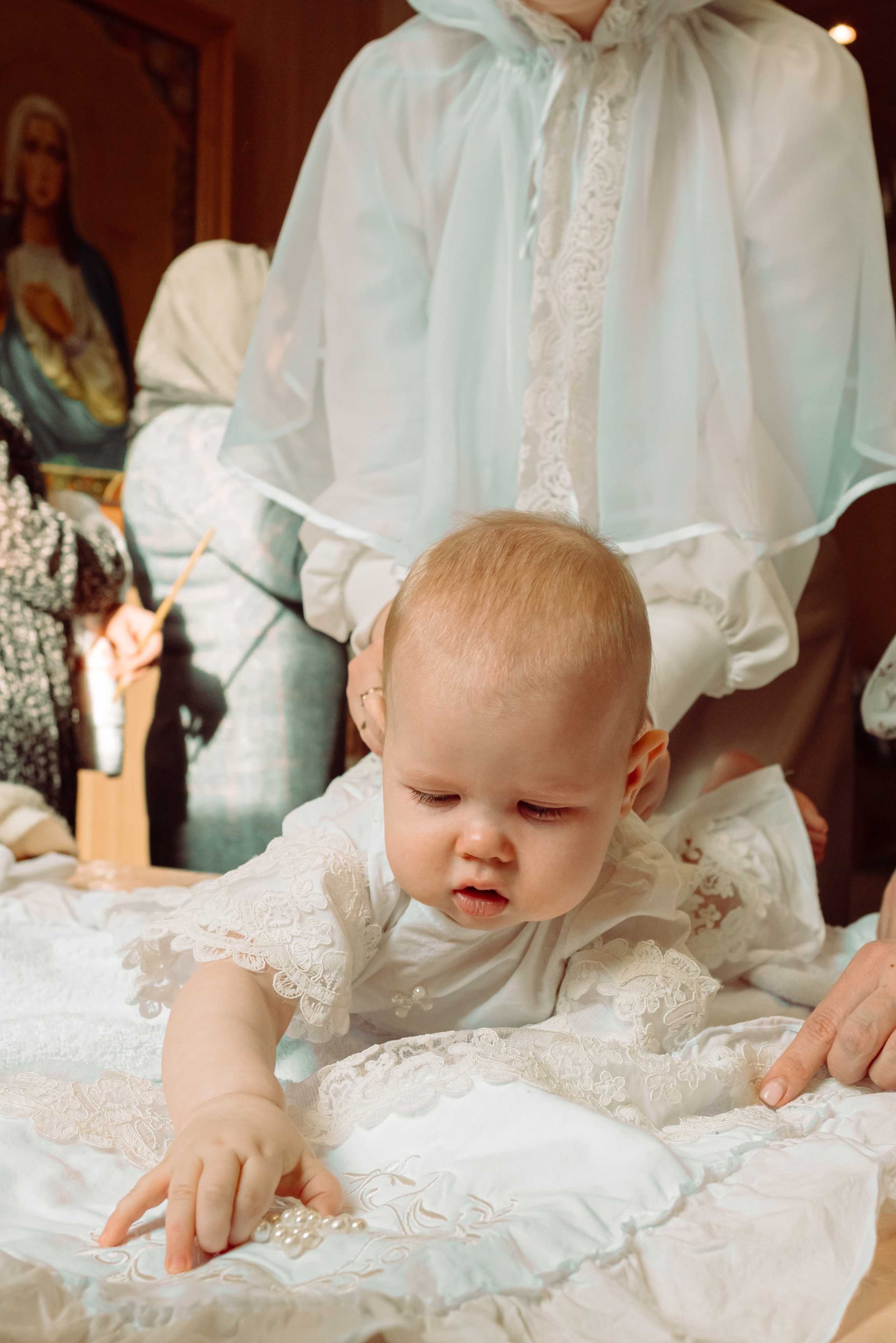 Крещение Амелии. Фотограф новорожденных в Норильске Виктория Шагалиева