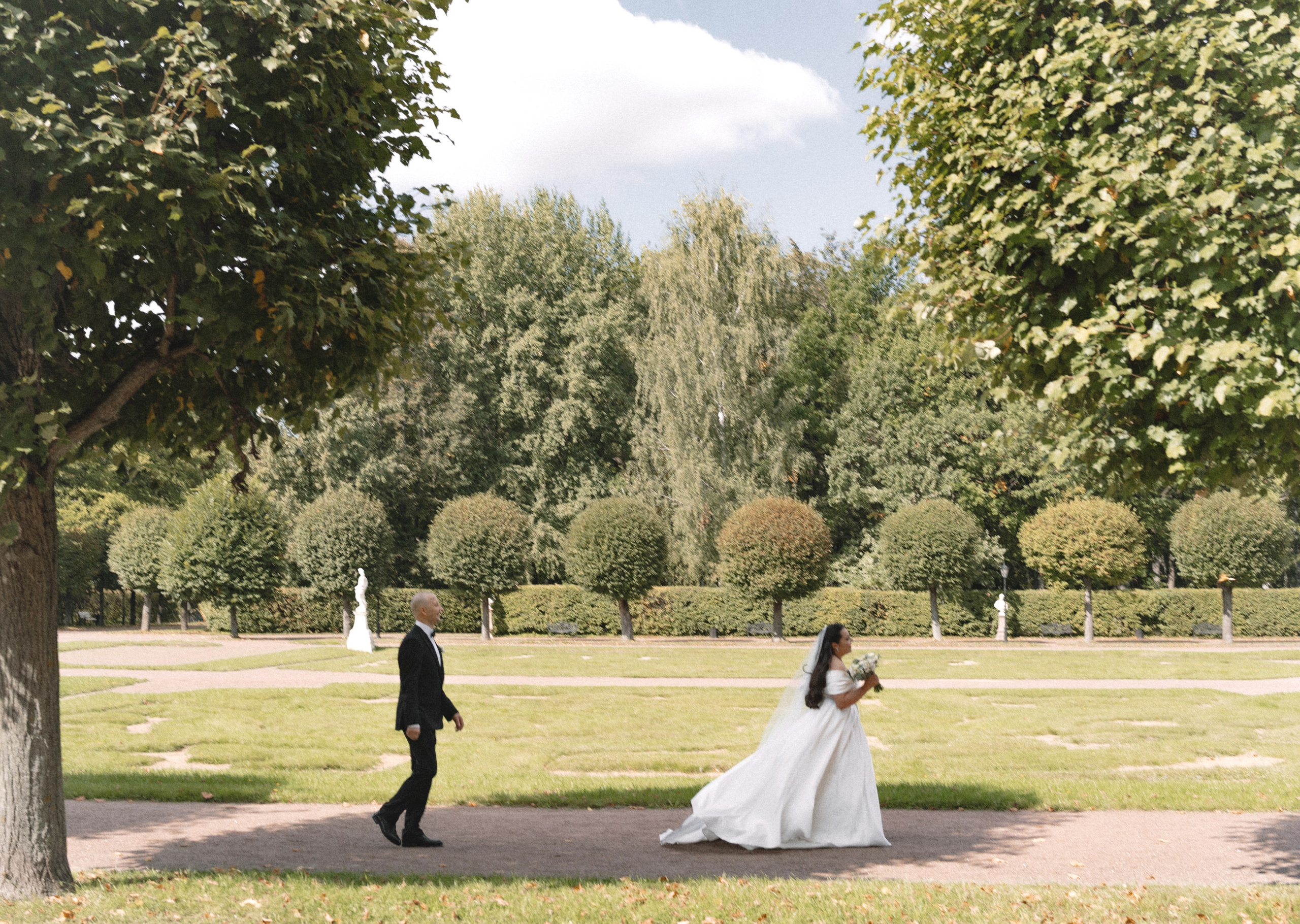 Свадьба в Кусково. Семейный фотограф в Москве Алёна Чача