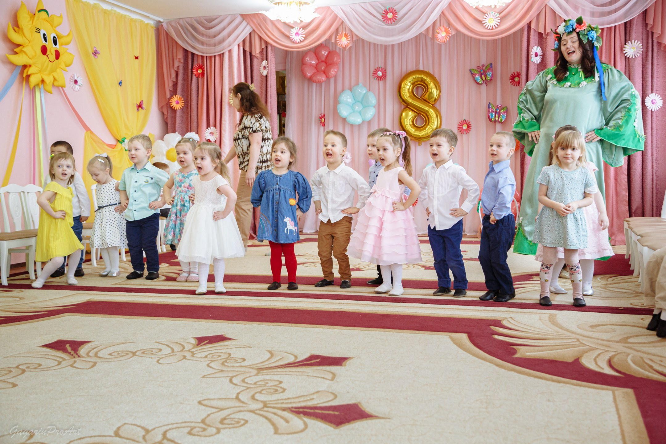 Репортаж в саду на утренник. GagarinProArt