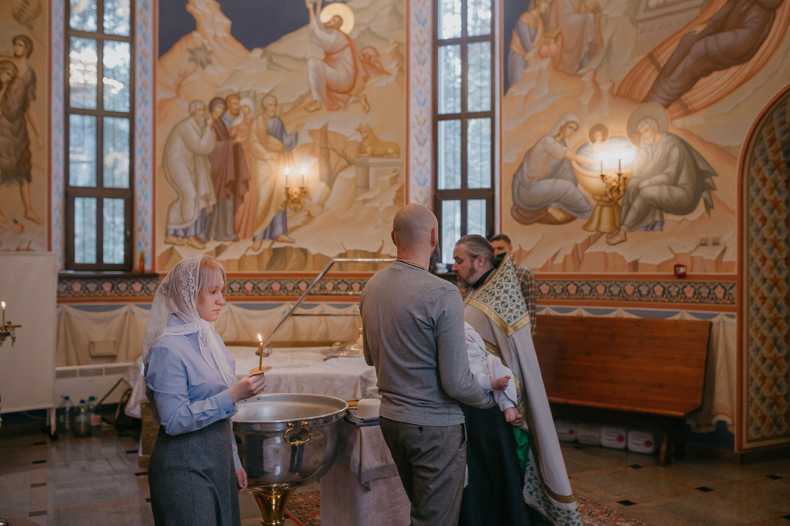 Крещение Владимира. Храм Георгия Победоносца. Семейный фотограф в Сургуте