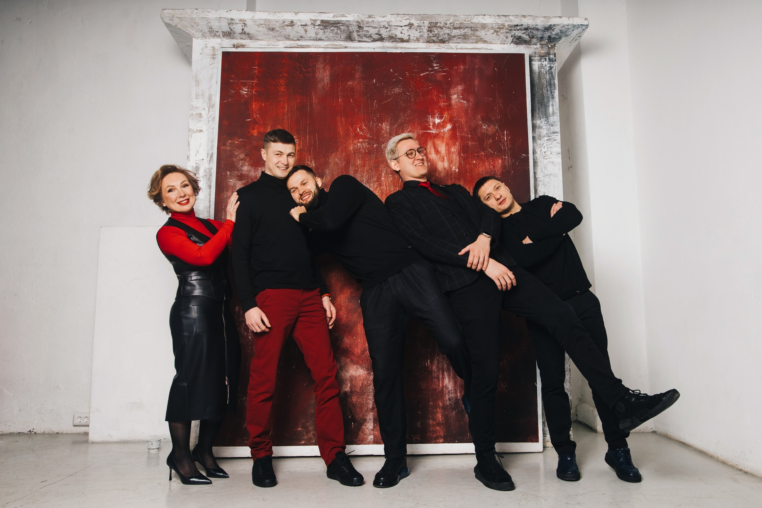 Елена и команда. Фотограф Людмила Оюн