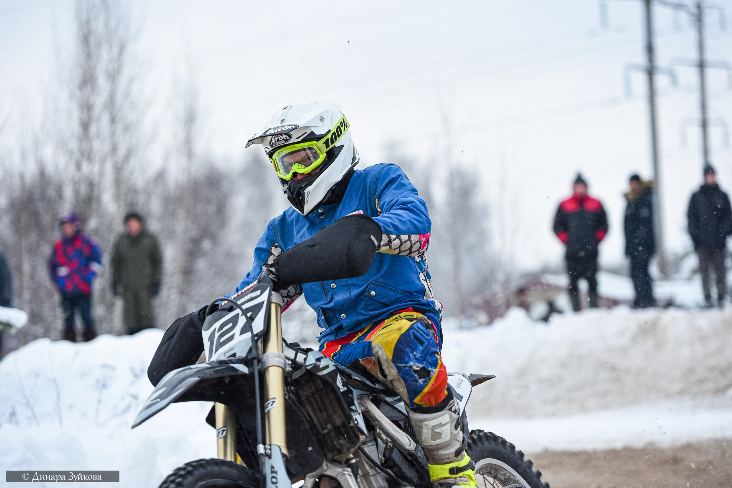 Новогодний мотокросс г. Вязники. Мотофотограф в Нижнем Новгороде Динара Зуйкова