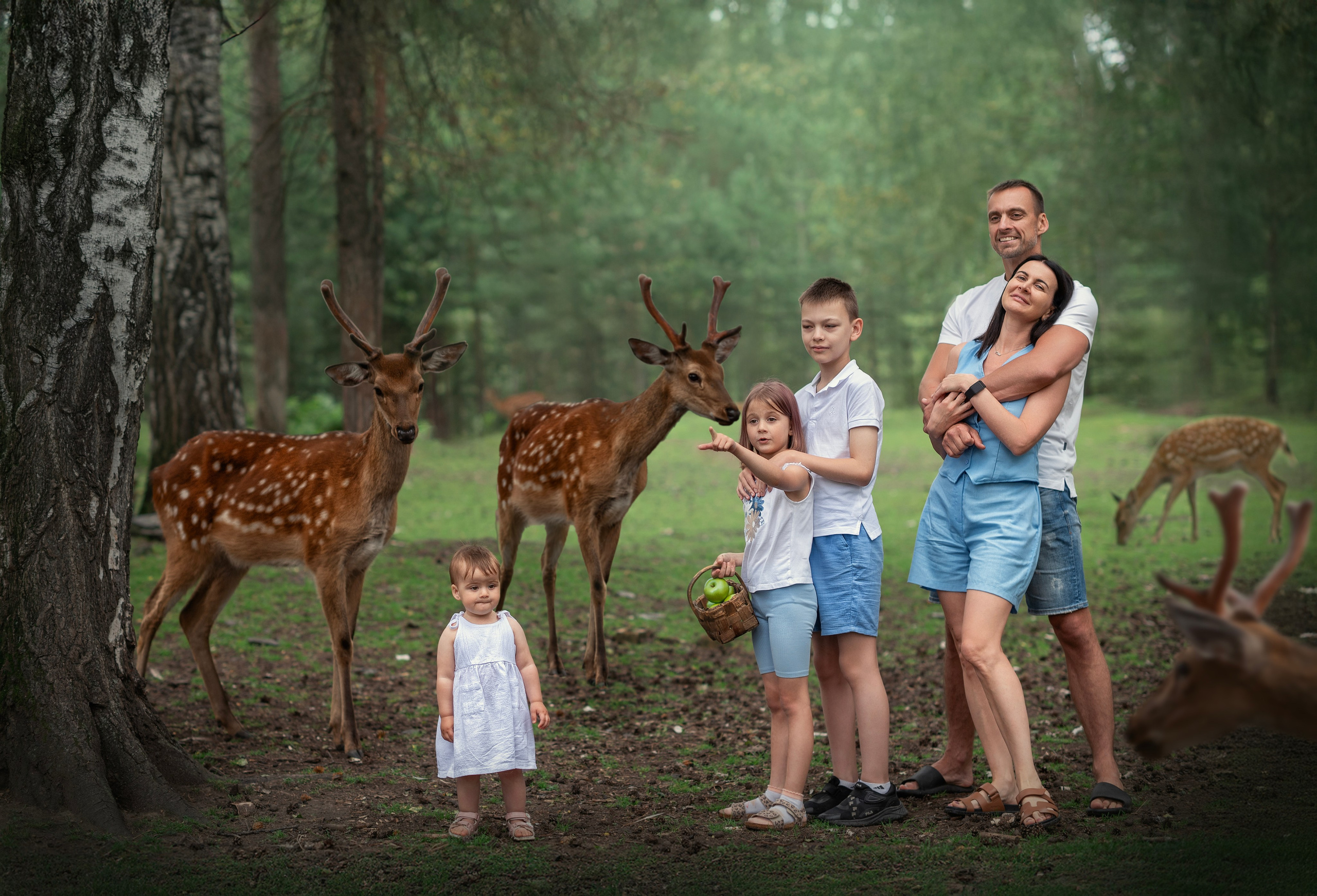 ОЛЕНИ. Семейный фотограф Екатеринбург Лора Мур