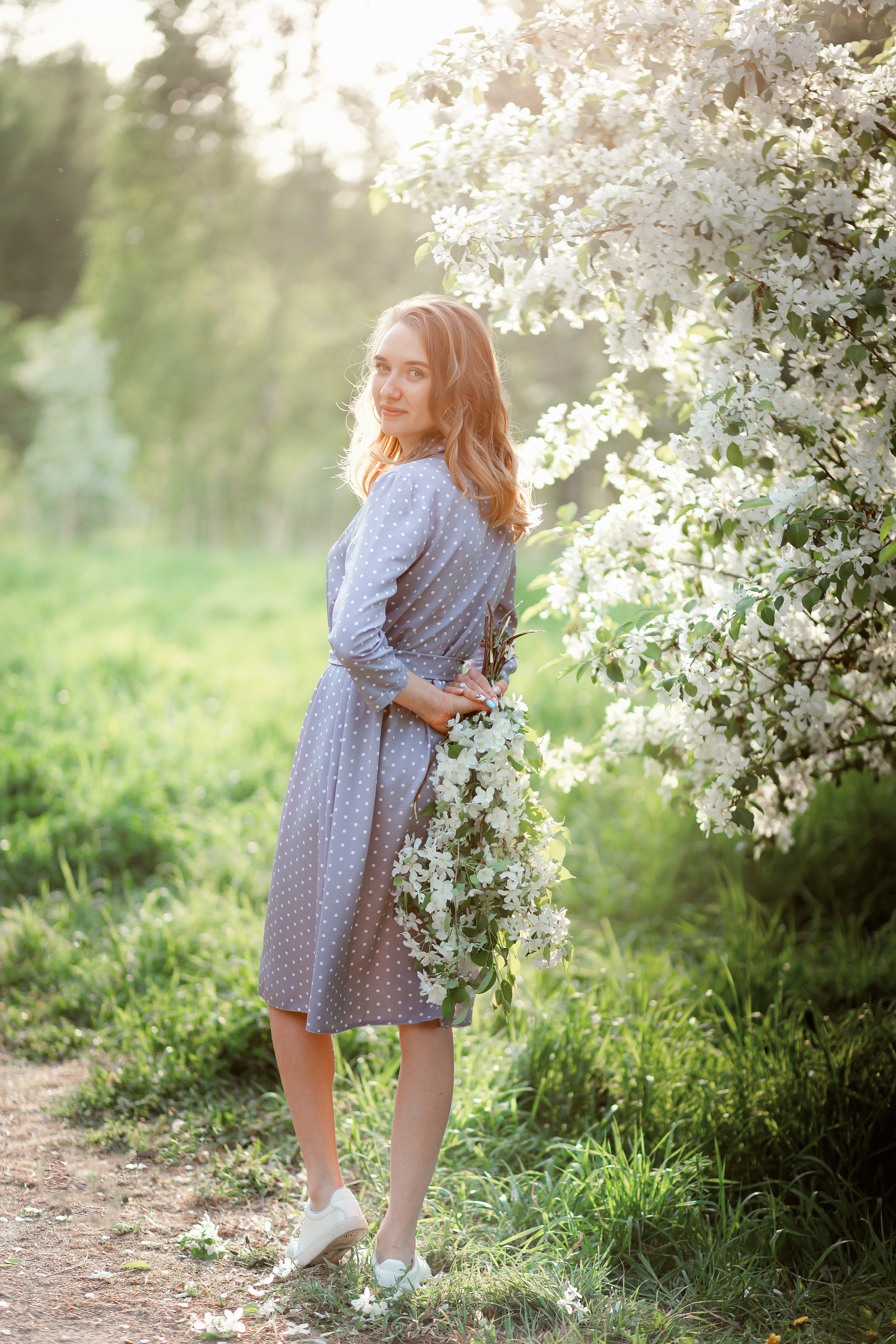 Весна, семья и яблони. Детский и семейный фотограф в Челябинске Пайвина Алена
