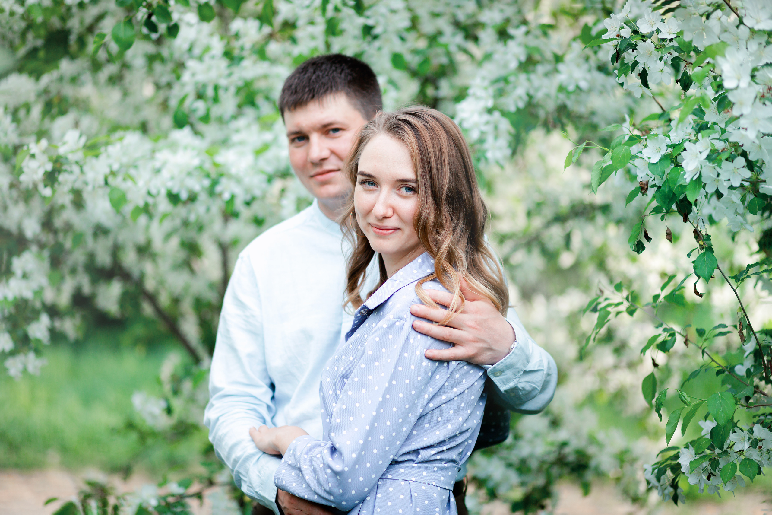 Весна, семья и яблони. Детский и семейный фотограф в Челябинске Пайвина Алена