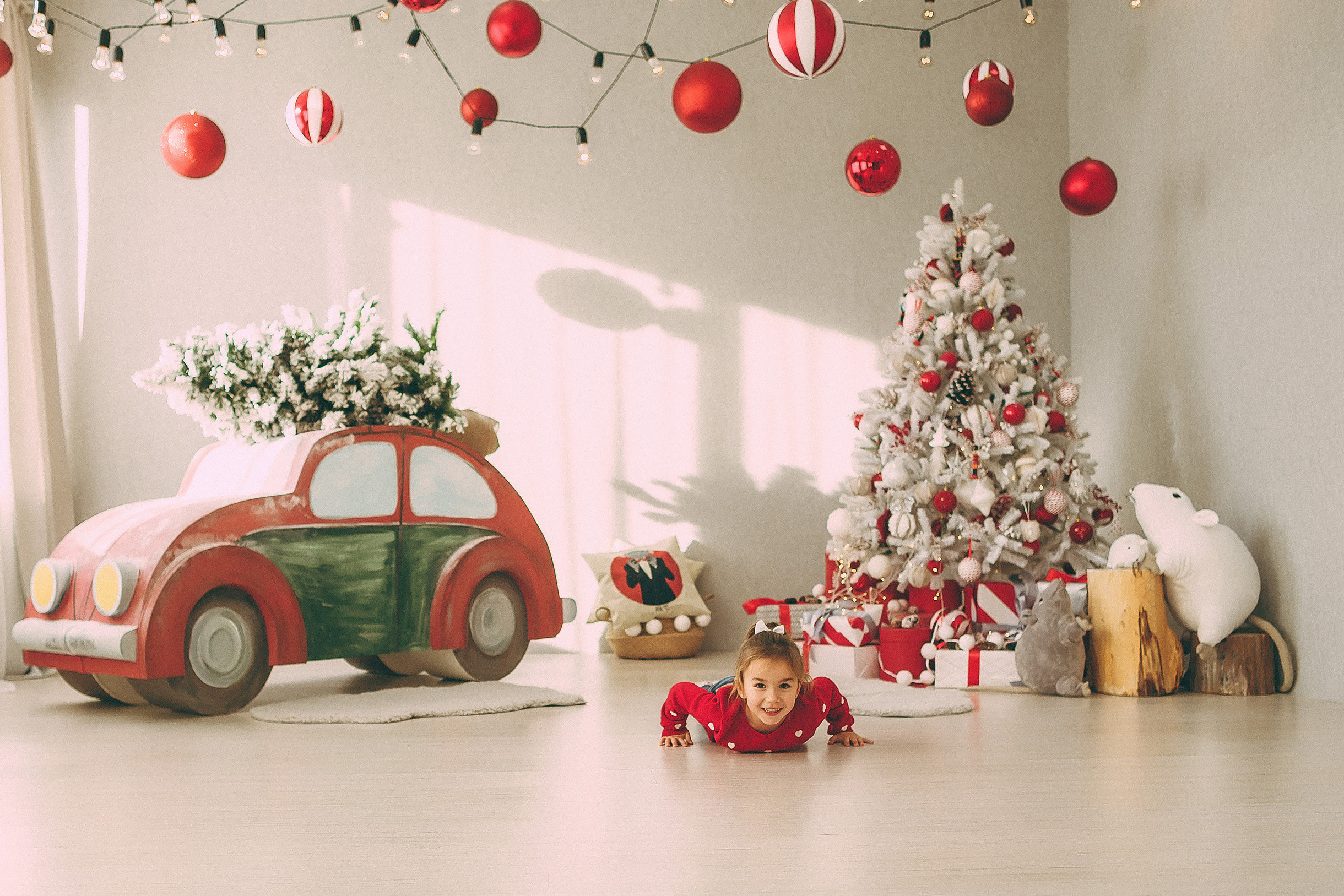 Новогодняя фотосессия Калашниковых. Свадебный и семейный фотограф Владимир Карамышев